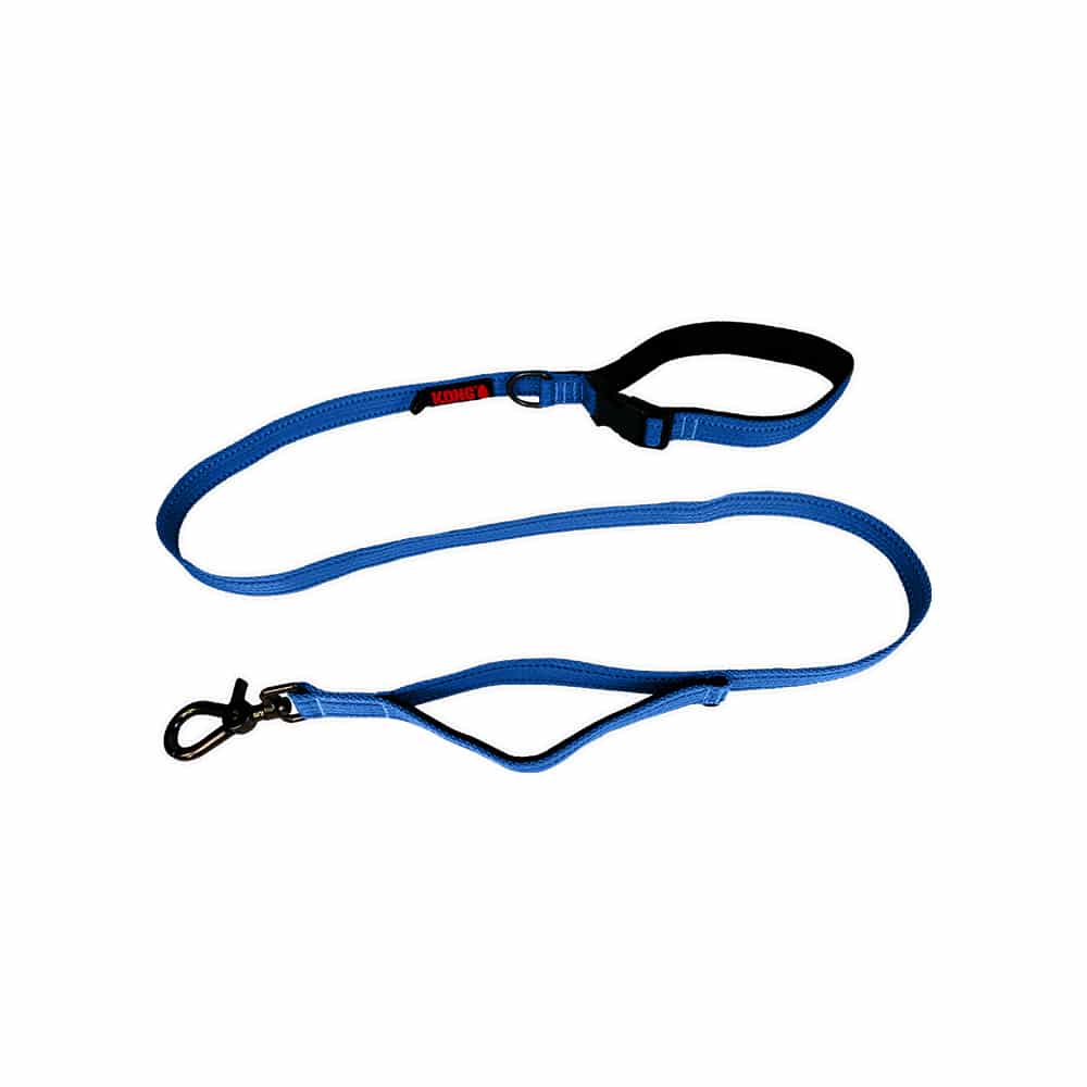 V390-KTLMBL-185403-00 KONG Traffic Blue Leashes Medium - Image 1
