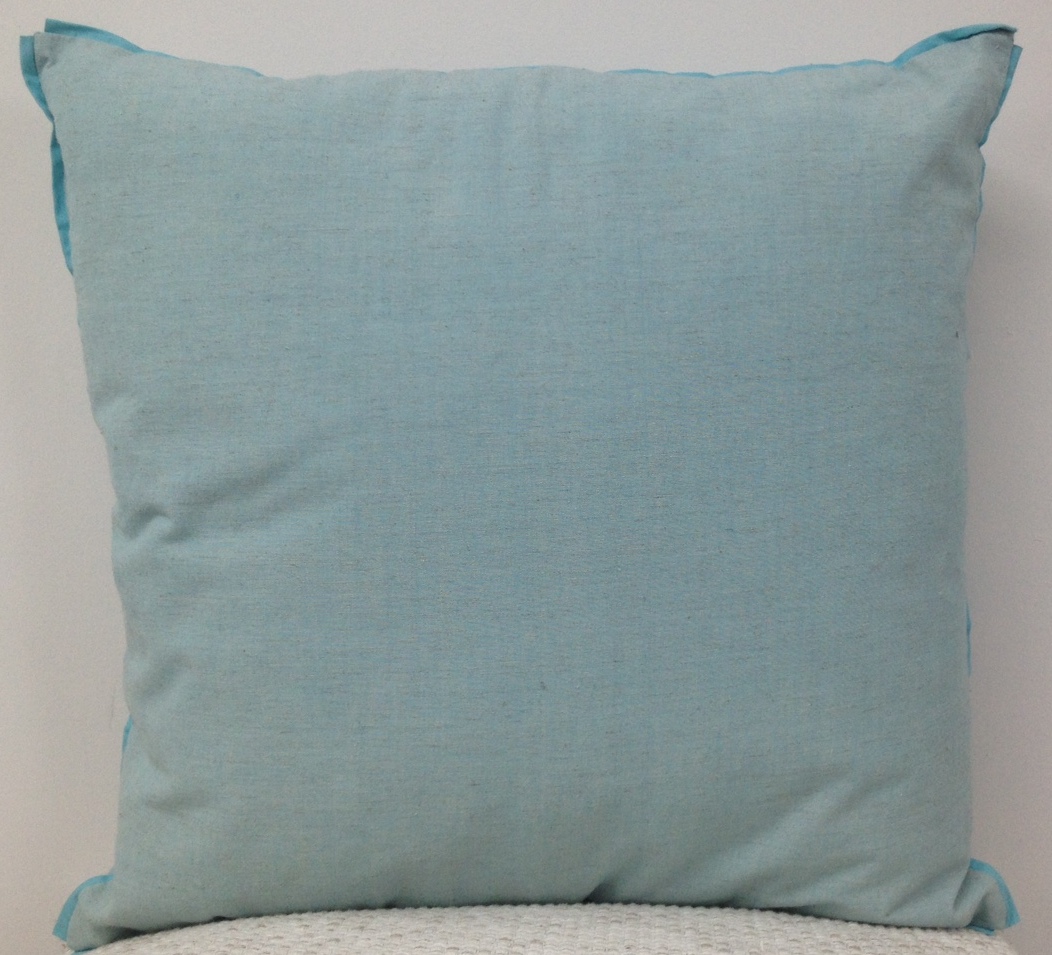 V416-455117P01-142180-00 Frida Aqua Blue Cushion Cover - Image 1