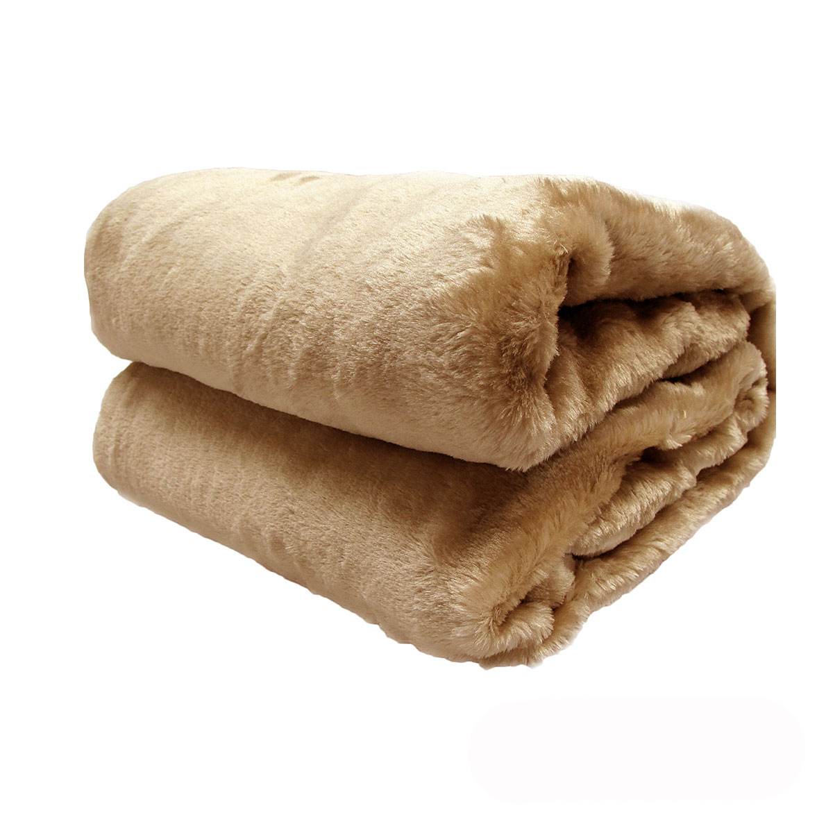 V442-ATX-THROW-23LABRADOR-GOLD-RE-202503121036-00 Canine Faux Fur Throw Rug 127 x 152 cm Labrador - Image 1