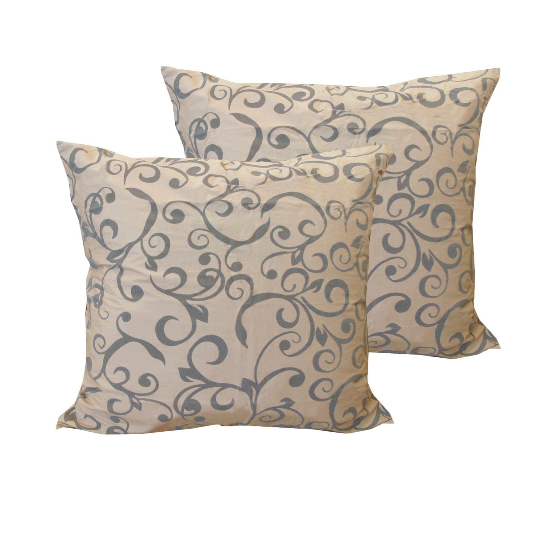 V442-BCA-PILLOWC-KEILYN-GOLD-EU-213259-00 Bianca Pair of European Pillowcases Keilyn Gold 65 x 65 cm - Image 1