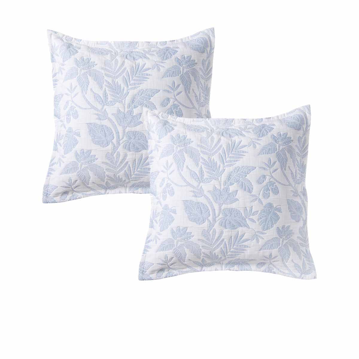 V442-BCA-PILLOWC-LAURIETON-WHITE-EU-202507031630-00 Bianca Pair of Laurieton White European Pillowcases 65 x 65cm - Image 1