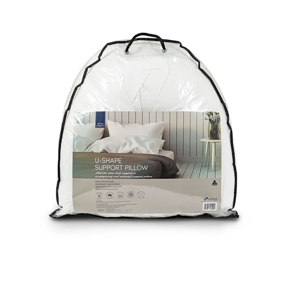 V442-ERT-PILLOW-CLOUDSUPPORT-WHITE-TR-78186-00 Easyrest Cloud Support U-Shape Support Pillow - Image 1