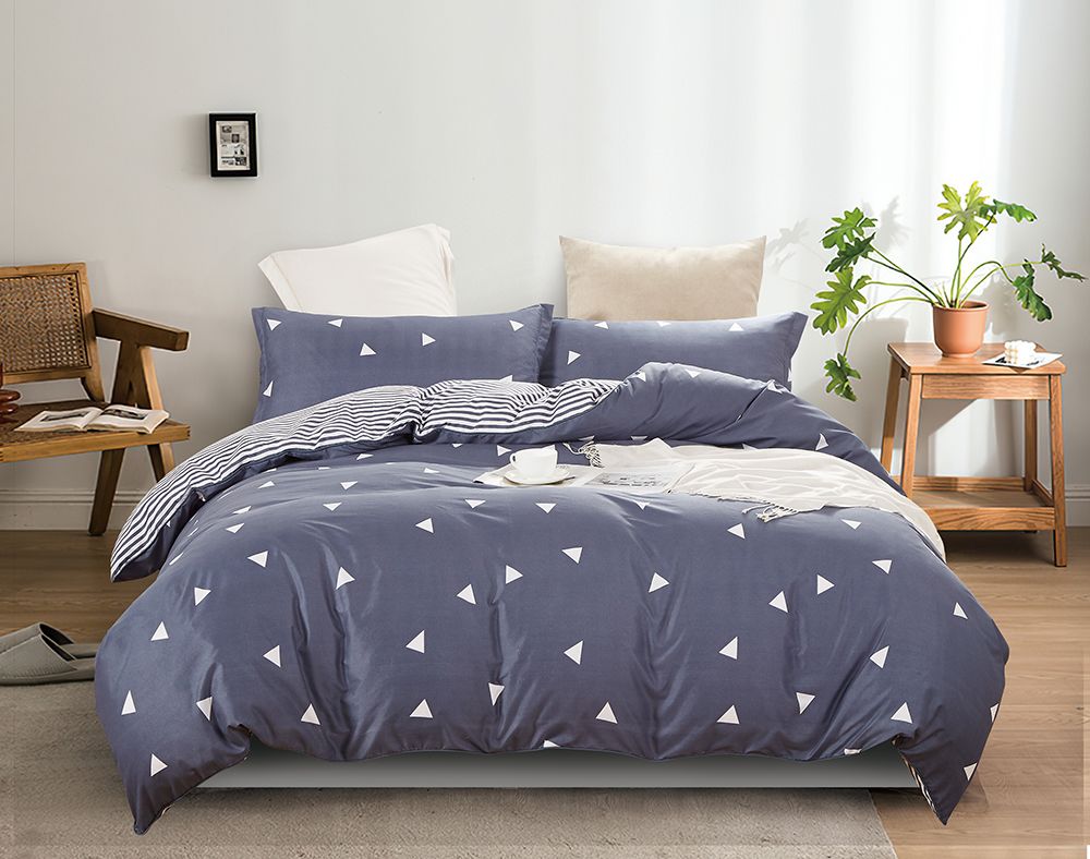 V493-MK-447-87615-00 Tolhurst King Size Duvet Quilt Duvet Cover Set - Image 1