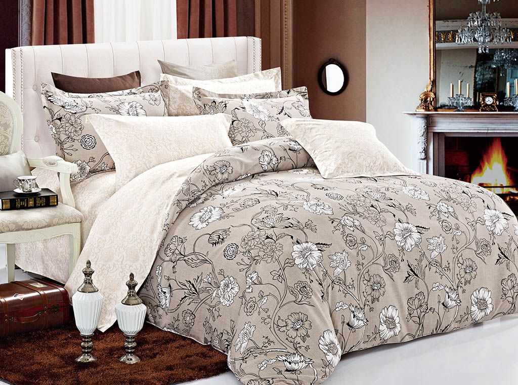V493-MQ-246-87598-00 Shacha Queen Size Duvet Quilt Cover Set - Image 1