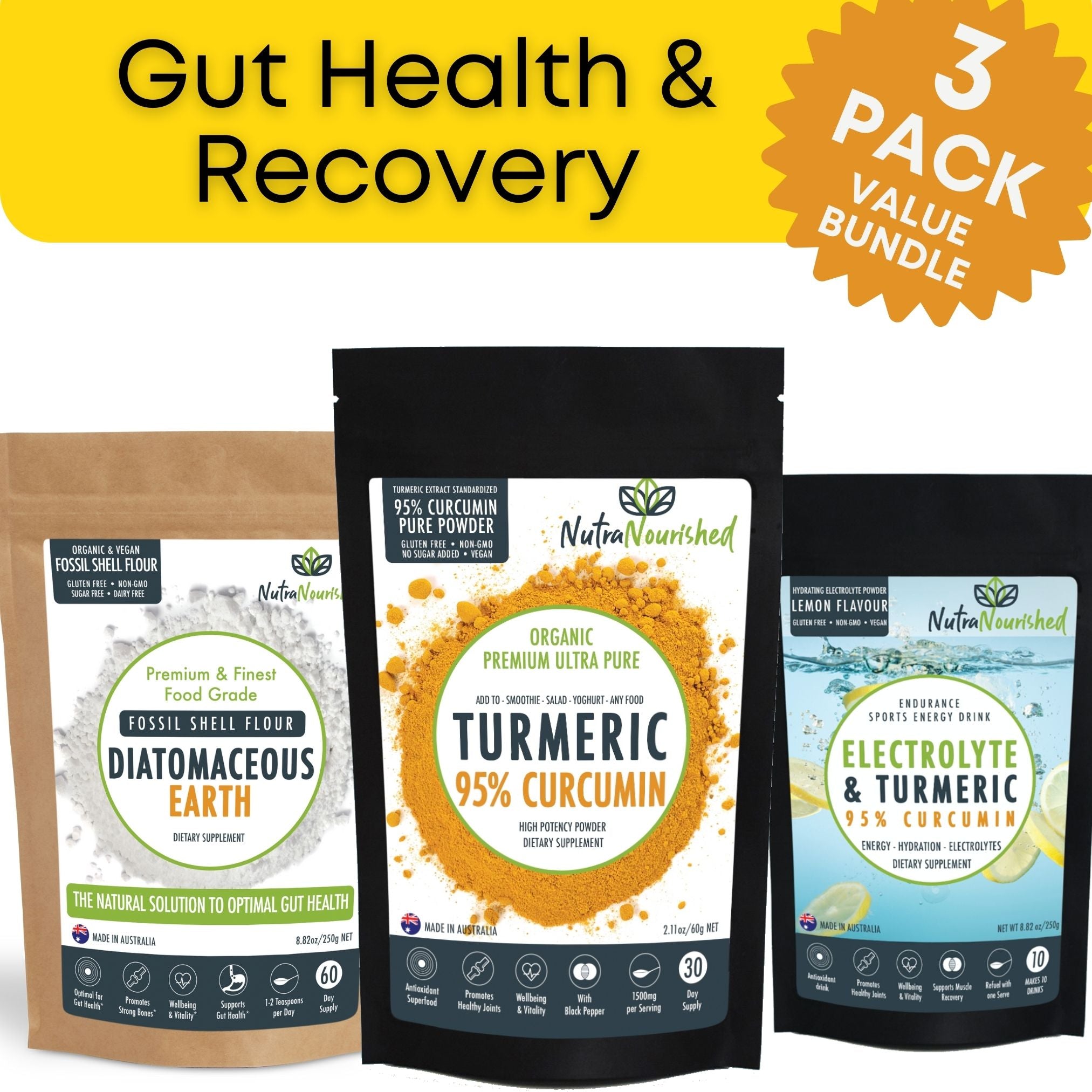 V497-GOOD-GUT-HEALTH-AND-FASTER-RECOVERY-167561-00 Good Gut Health and Faster Recovery with Fossil Shell Flour, Curcumin, and Electrolyte Powder - Image 1