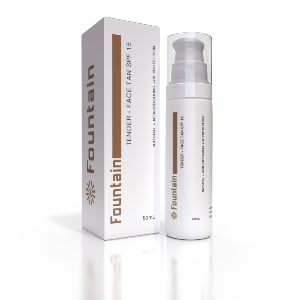 V508-FOU1188-206659-00 TENDER FACE TANNING LOTION SPF15 50ML - Image 1