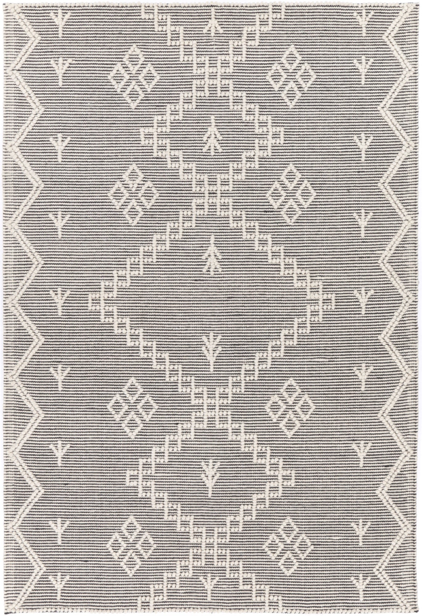 V516-GOA160D5CRE-140813-00 Goa D5- CREAM (No Tassel) 160x230 - Image 1