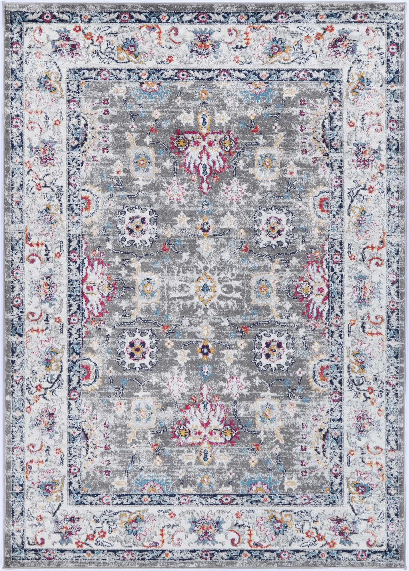 V516-PROV16019-140896-00 Provence Prov19 Grey/Cream 160X230 - Image 1