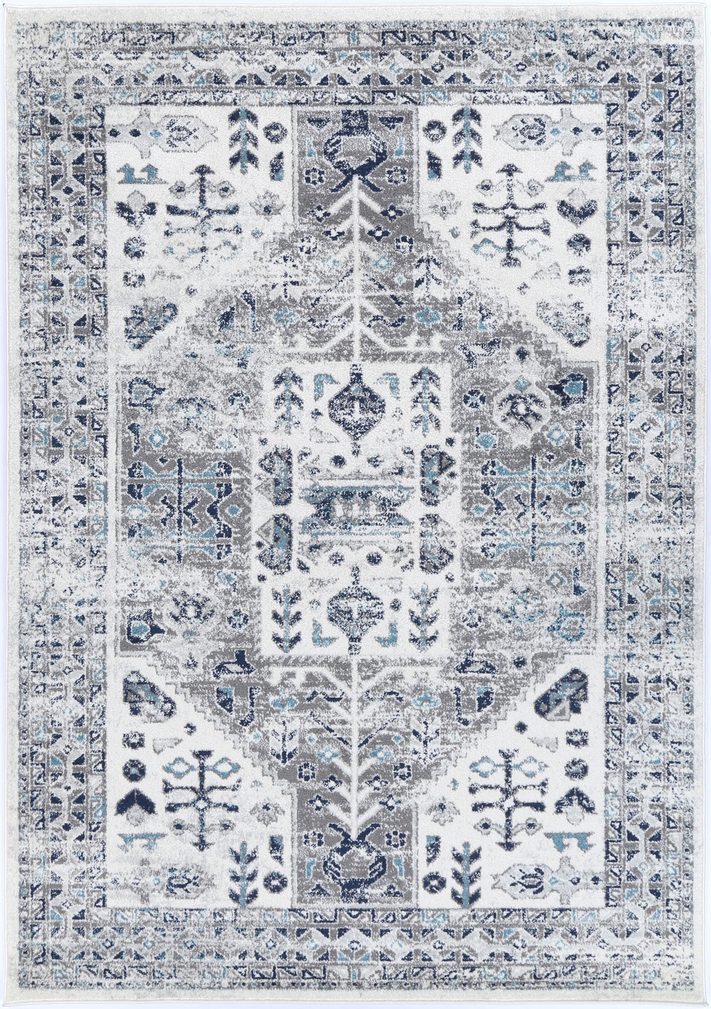 V516-PROV28014-140868-00 Provence Prov14 Cream/Grey 280x380 - Image 1