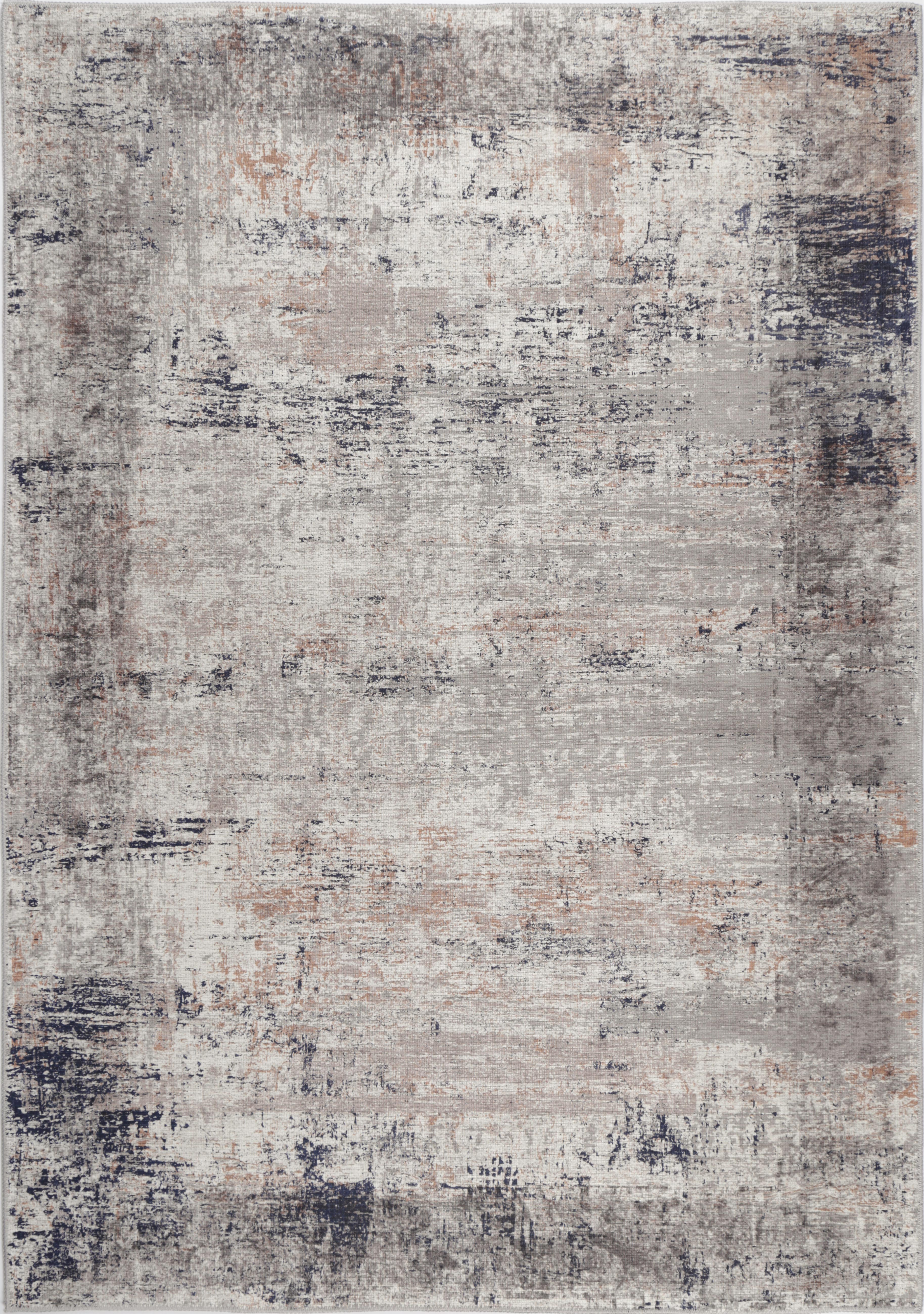V516-VINC2701693-02-140338-00 vintage-crown-anne-echo-blue-grey-distressed-vintage-rug 270x365cm - Image 1