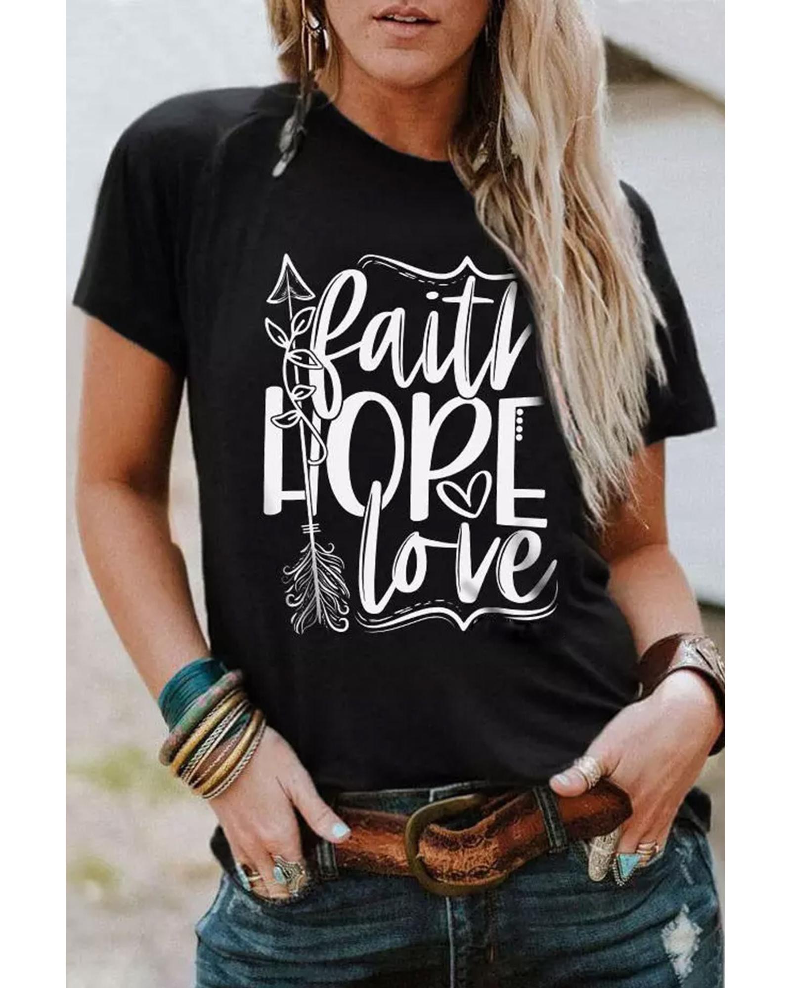 V539-AZEXDC25219612-2-M-202508261015-00 Azura Exchange Graphic Print Short Sleeve T-Shirt - M - Image 1