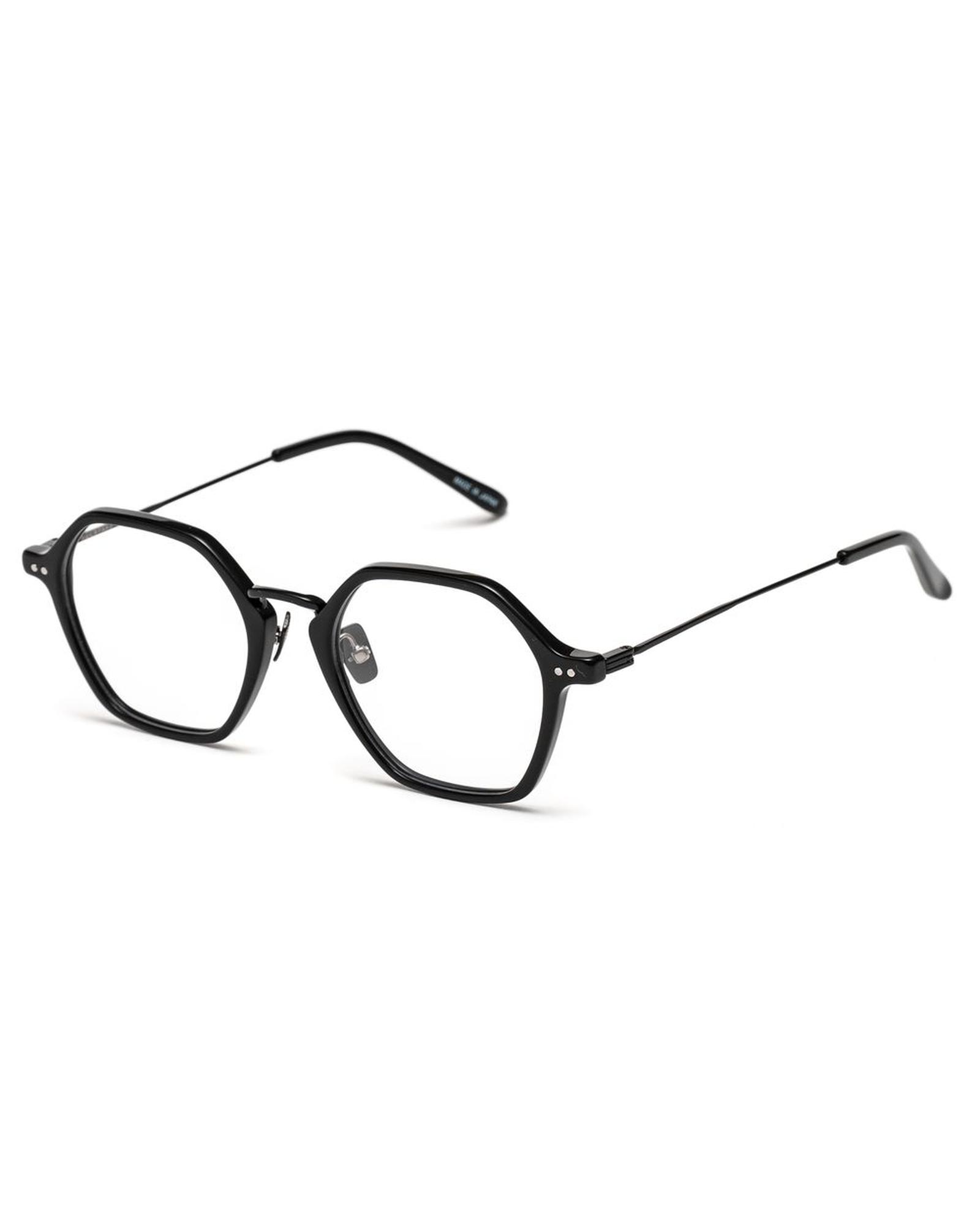 V539-BEALBEEIINEGROAC-202506160010-00 Belstaff Unisex's Black Stainless Steel Frames - One Size - Image 1