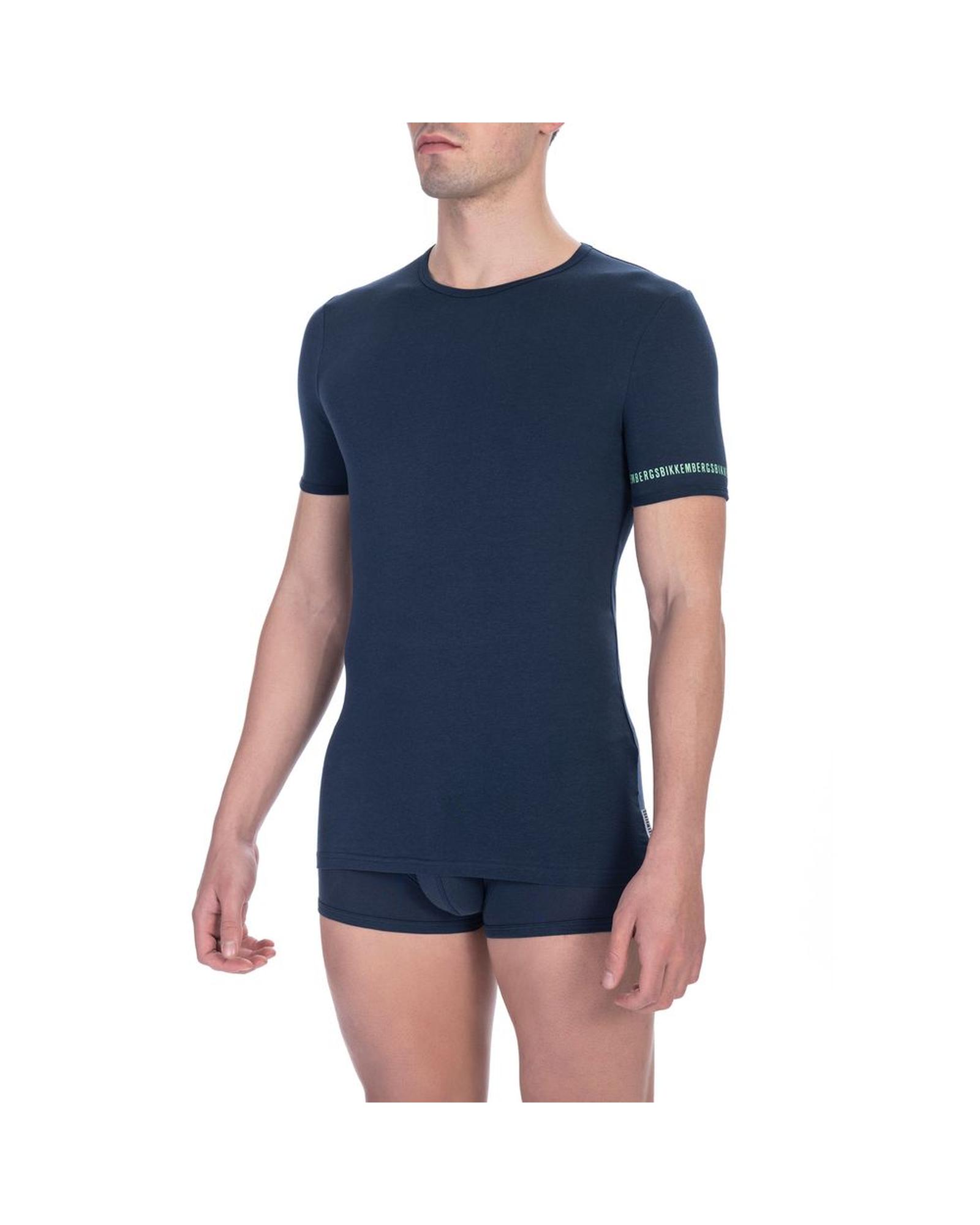 V539-BI-24187-XXL-171217-00 Bikkembergs Men's Sleek Bi-Pack Crew Neck Tee Set - 2XL - Image 1