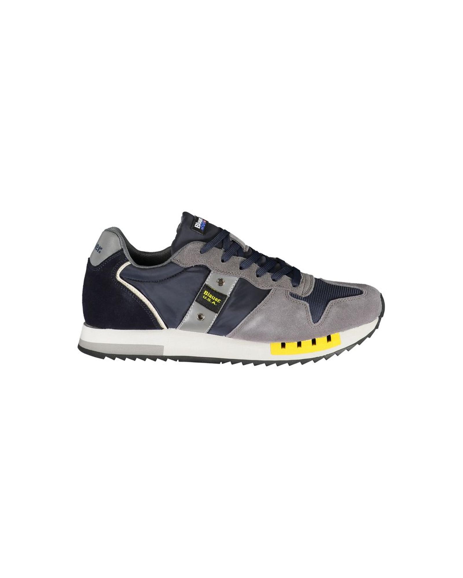 V539-BL-23166-EU43US10-202506160042-00 Blauer Men's Blue Polyester Sneaker - 43 EU - Image 1