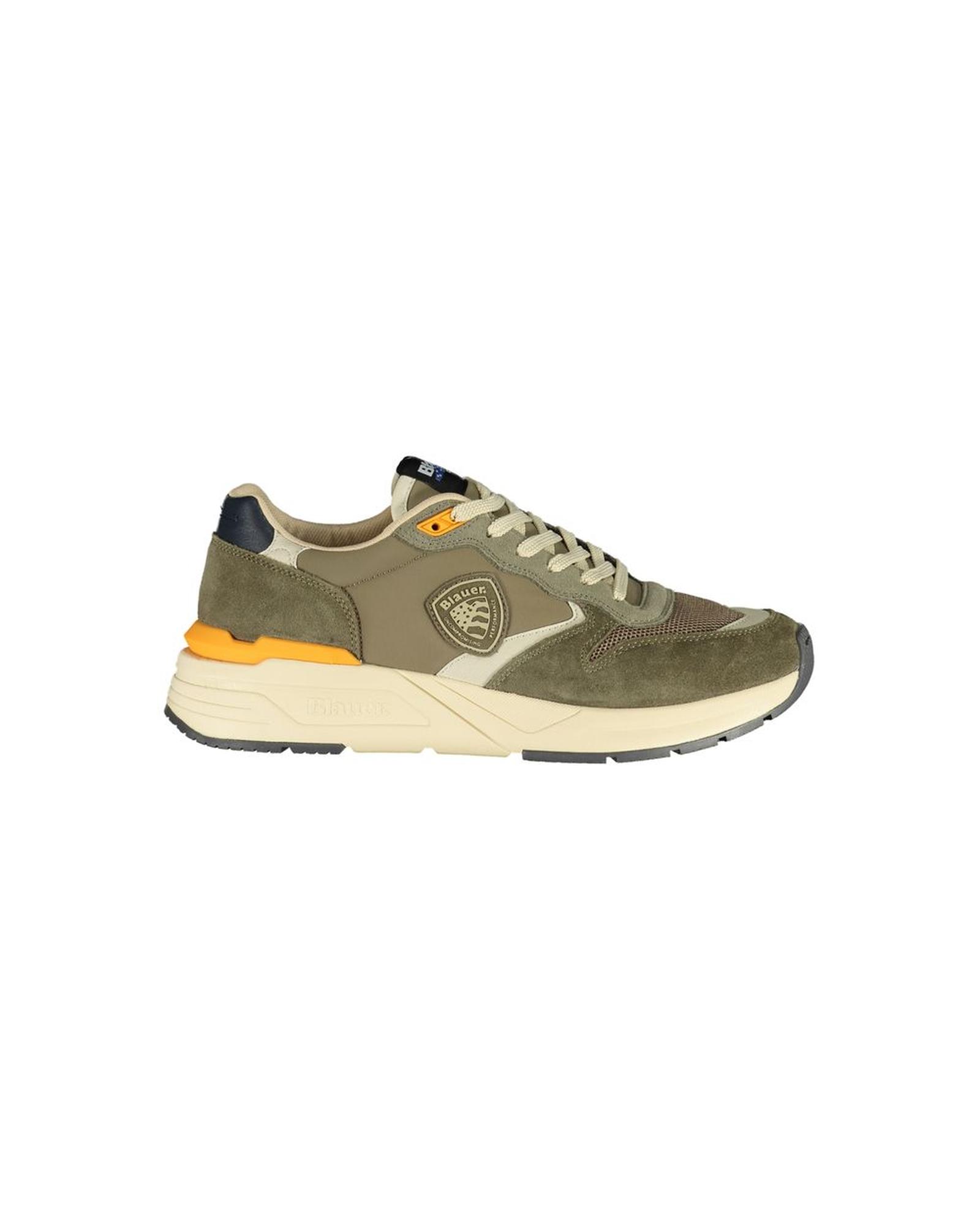 V539-BL-35536-EU44US11-202506160141-00 Blauer Men's Green Polyester Sneaker - 44 EU - Image 1