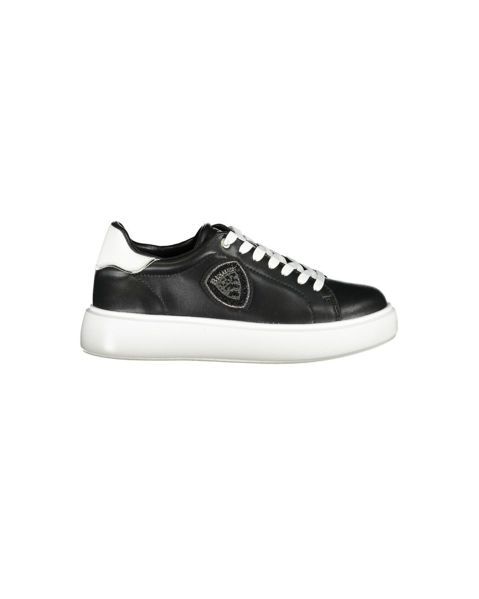 V539-BL-35726-EU40US10-202506160221-00 Blauer Women's Black Leather Sneaker - 40 EU - Image 1