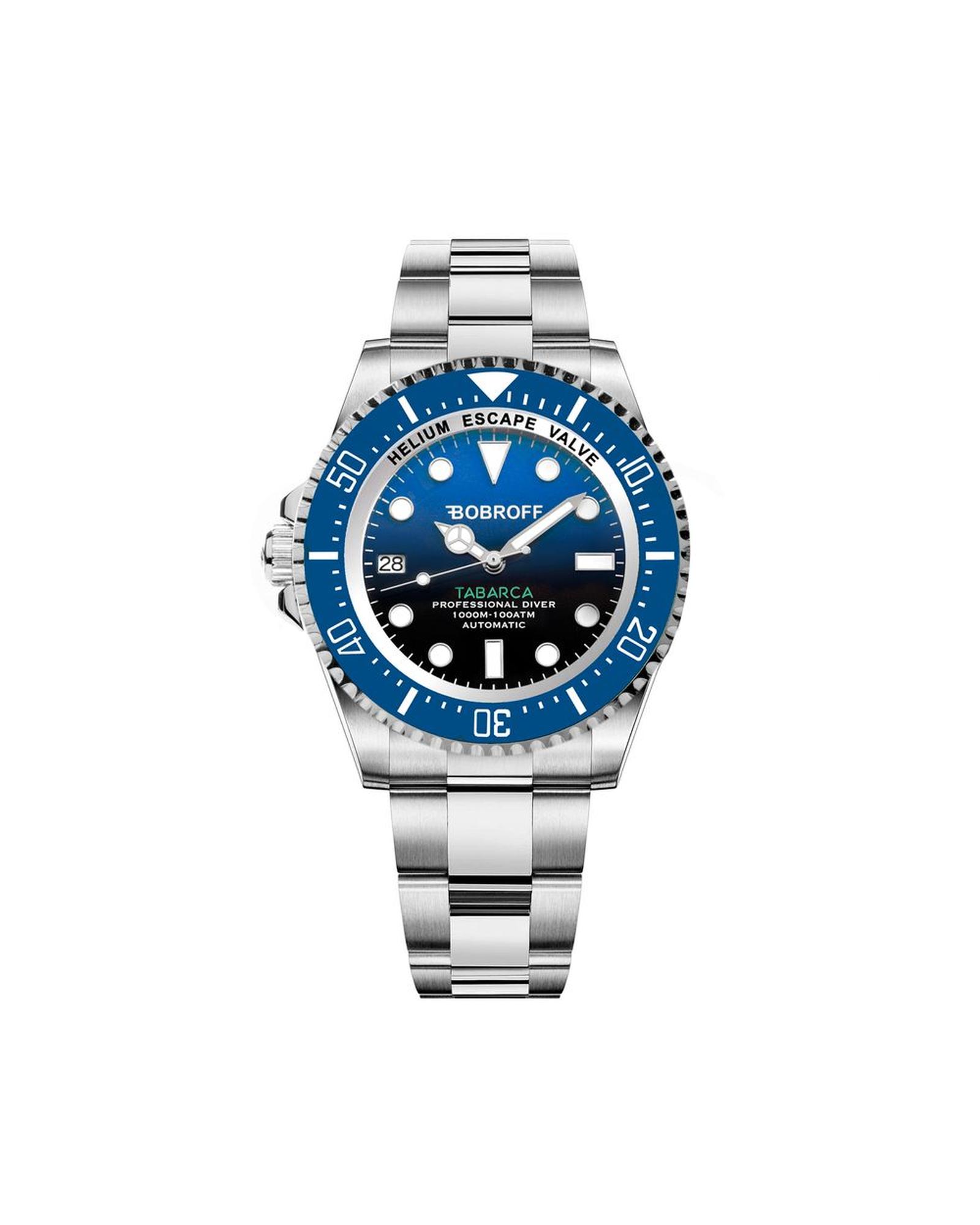 V539-BOBF0003IBAAC-202506160021-00 Bobroff Men's Silver Stainless Steel Watch - One Size - Image 1