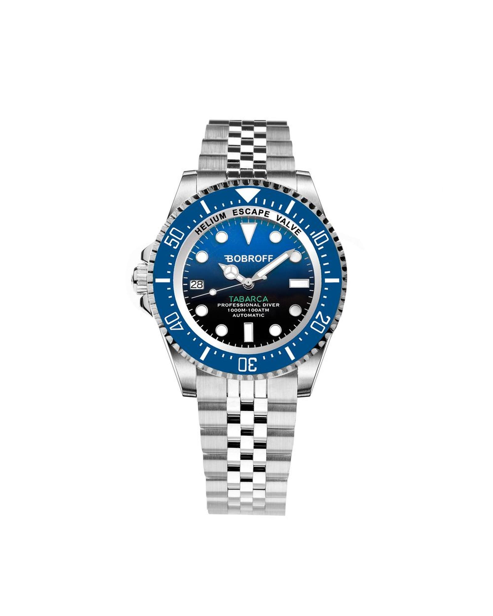 V539-BOBF0003IBABFSTJAC-202506160022-00 Bobroff Men's Silver Stainless Steel Watch - One Size - Image 1