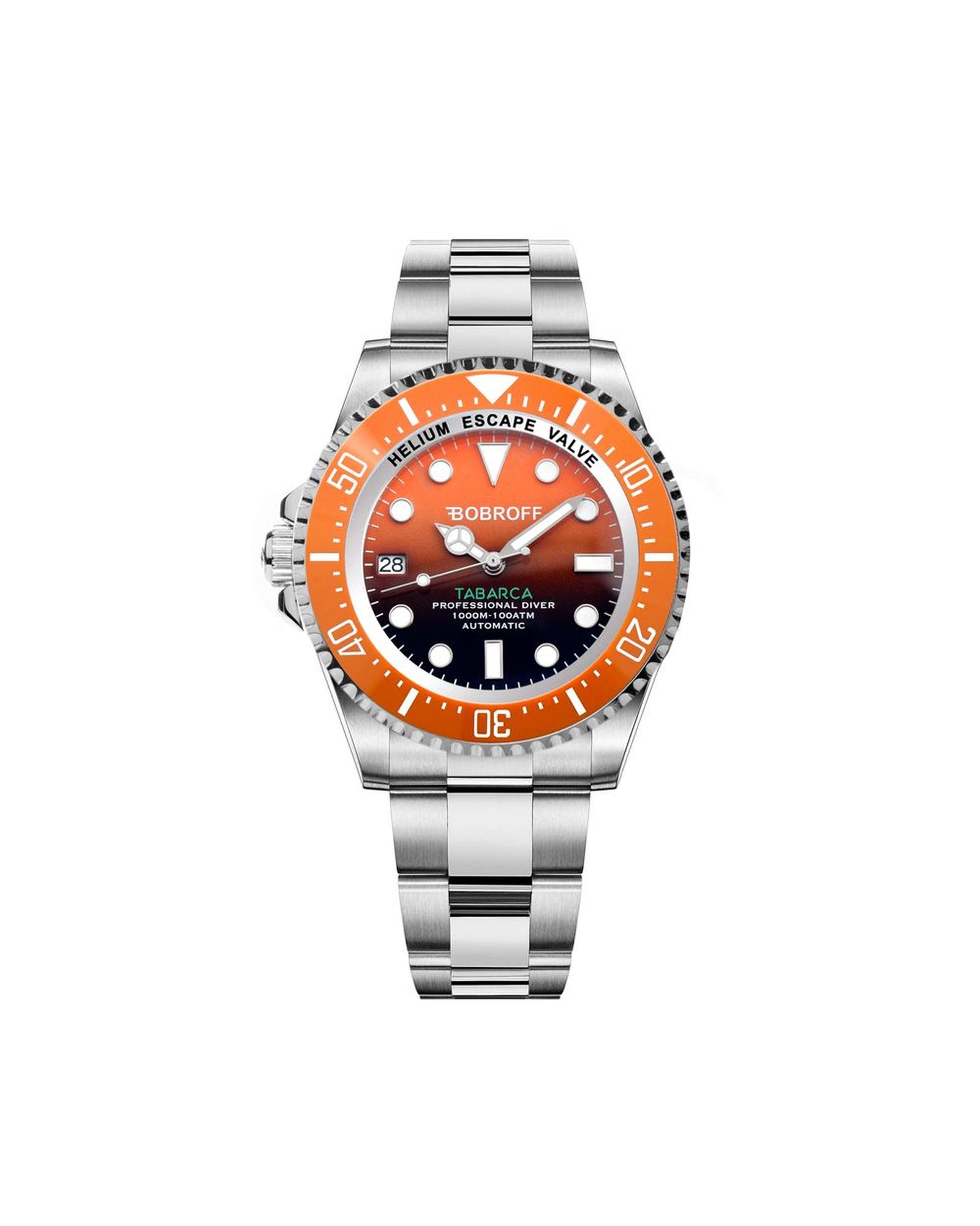 V539-BOBF0004IBNAC-202506160031-00 Bobroff Men's Silver Stainless Steel Watch - One Size - Image 1