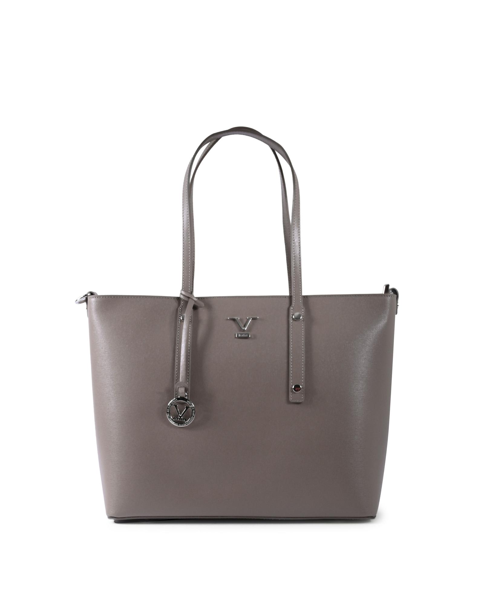 V539-BTB110389-202506160320-00 V Italia by Versace 1969 Tote Bag - Grey - One Size - Image 1