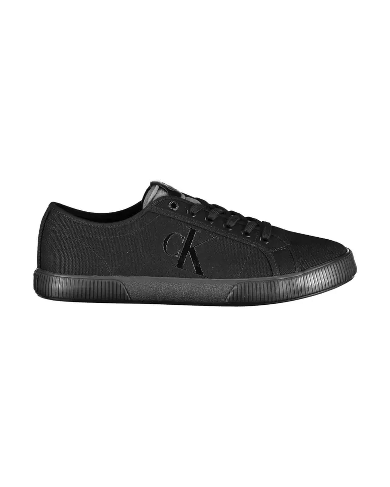 V539-CA-21741-EU43US10-202506160530-00 Calvin Klein Men's Black Cotton Sneaker - 43 EU - Image 1