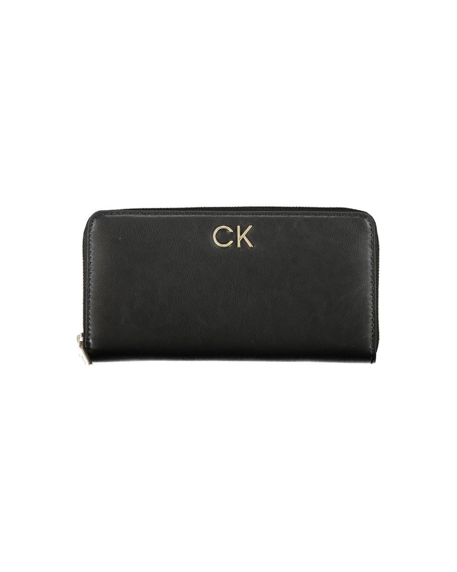 V539-CA-26001-202506160630-00 Calvin Klein Women's Black Polyester Wallet - One Size - Image 1