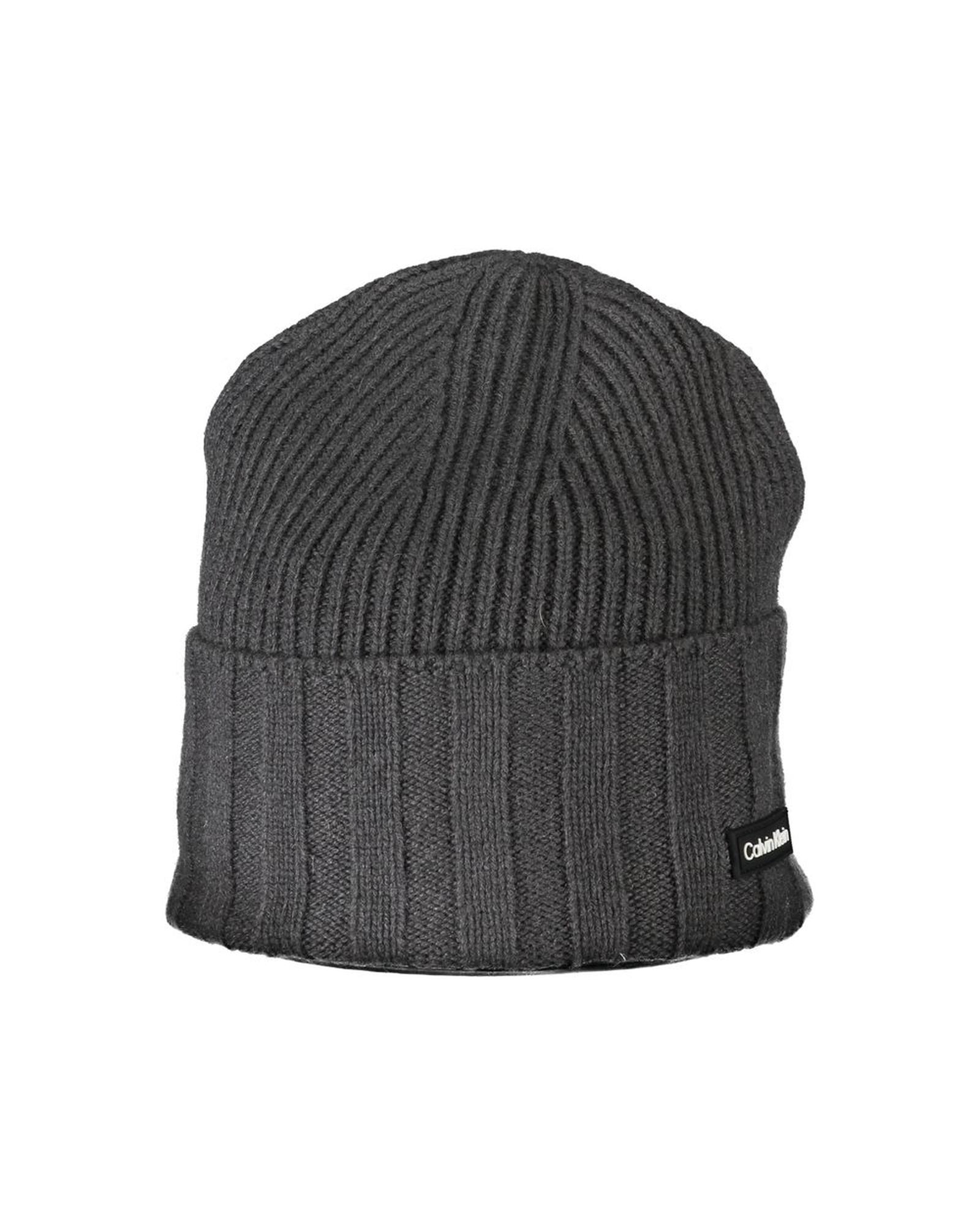 V539-CA-27465-202506160837-00 Calvin Klein Men's Gray Polyamide Hats & Cap - One Size - Image 1