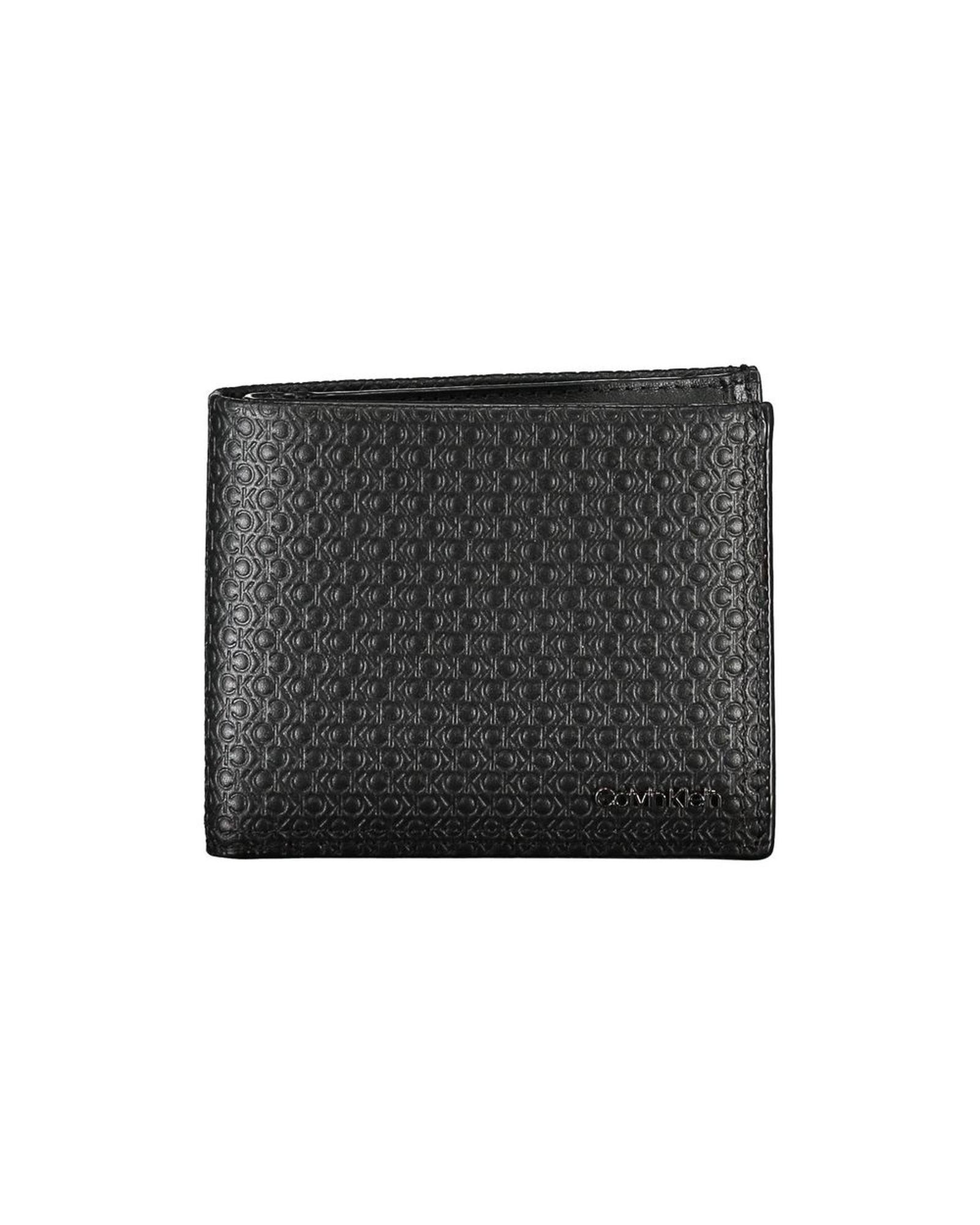V539-CA-27469-202506160840-00 Calvin Klein Men's Black Leather Wallet - One Size - Image 1