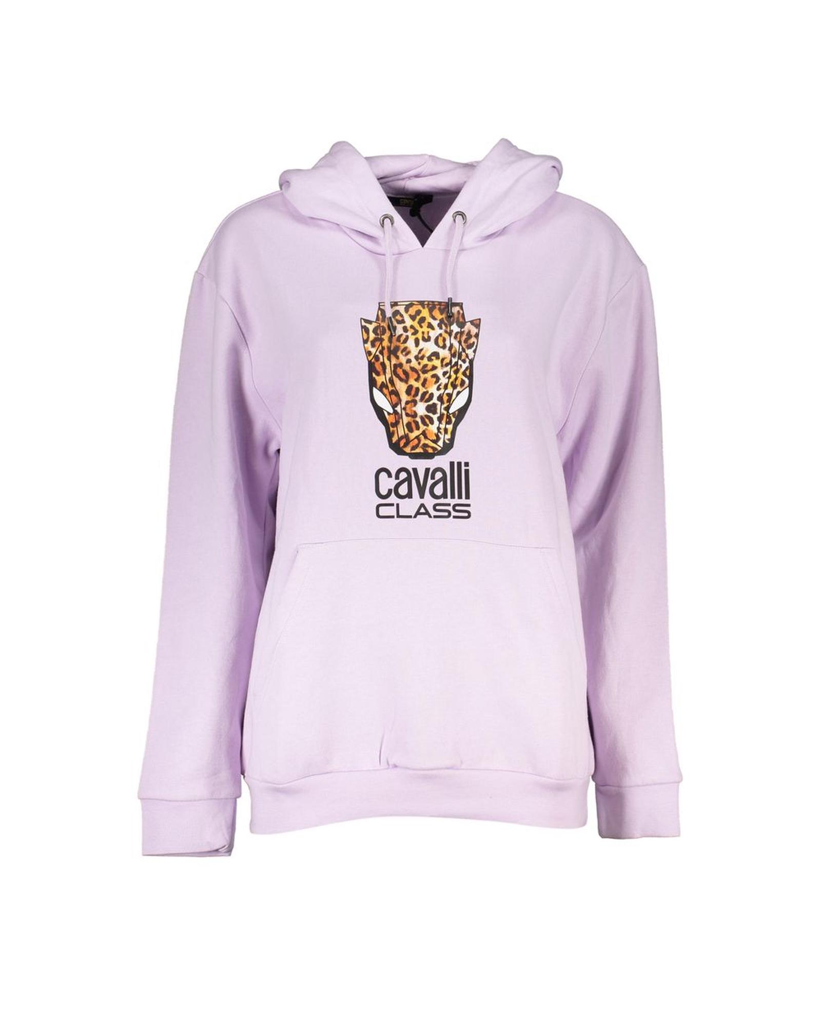 V539-CA-28853-XXL-202506161146-00 Cavalli Class Women's Purple Cotton Sweater - 2XL - Image 1