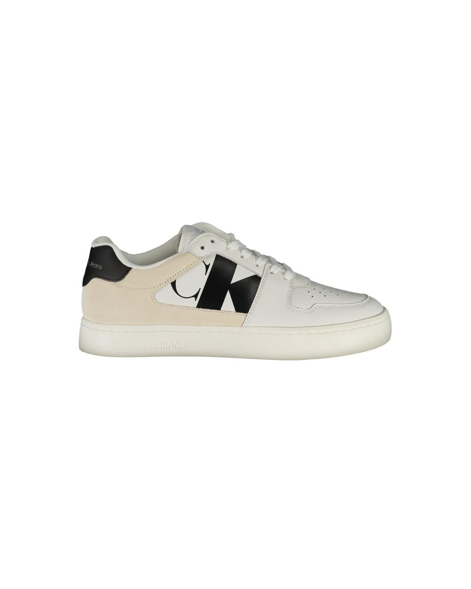 V539-CA-31463-EU43US10-202506161241-00 Calvin Klein Men's White Polyester Sneaker - 43 EU - Image 1
