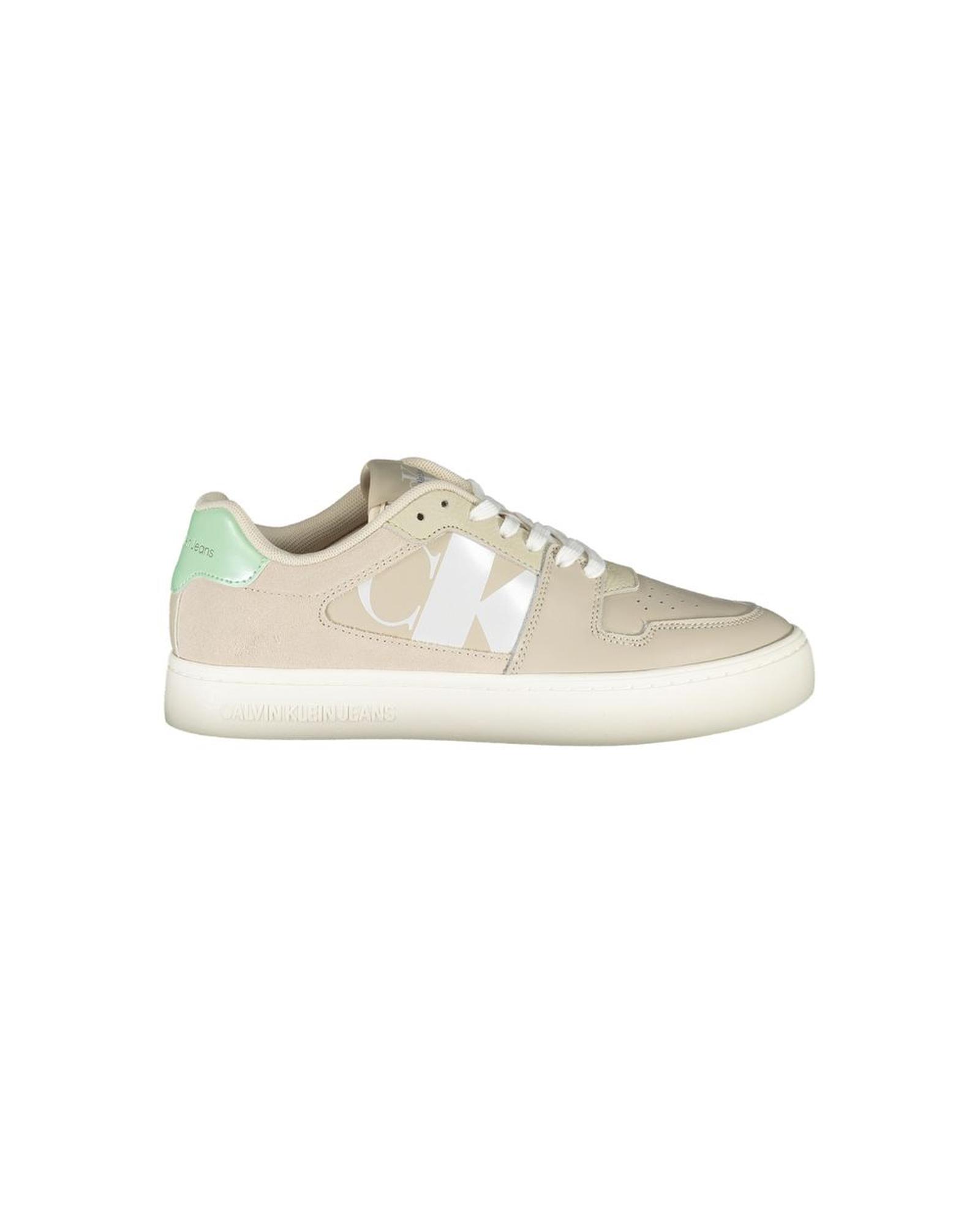 V539-CA-31481-EU37US7-202506161242-00 Calvin Klein Women's Beige Polyester Sneaker - 37 EU - Image 1