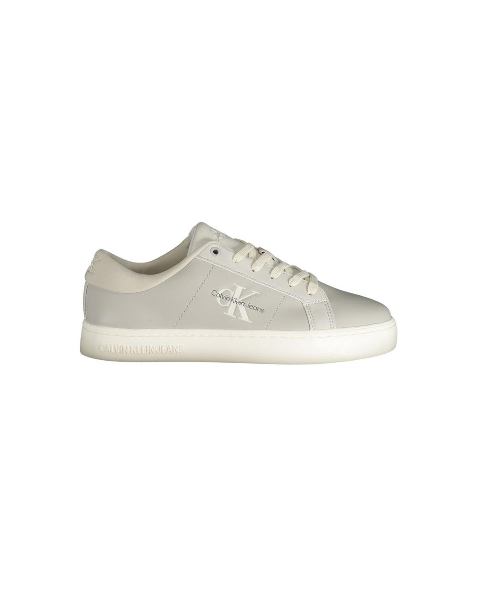 V539-CA-31513-EU44US11-202506161252-00 Calvin Klein Men's Gray Leather Sneaker - 44 EU - Image 1