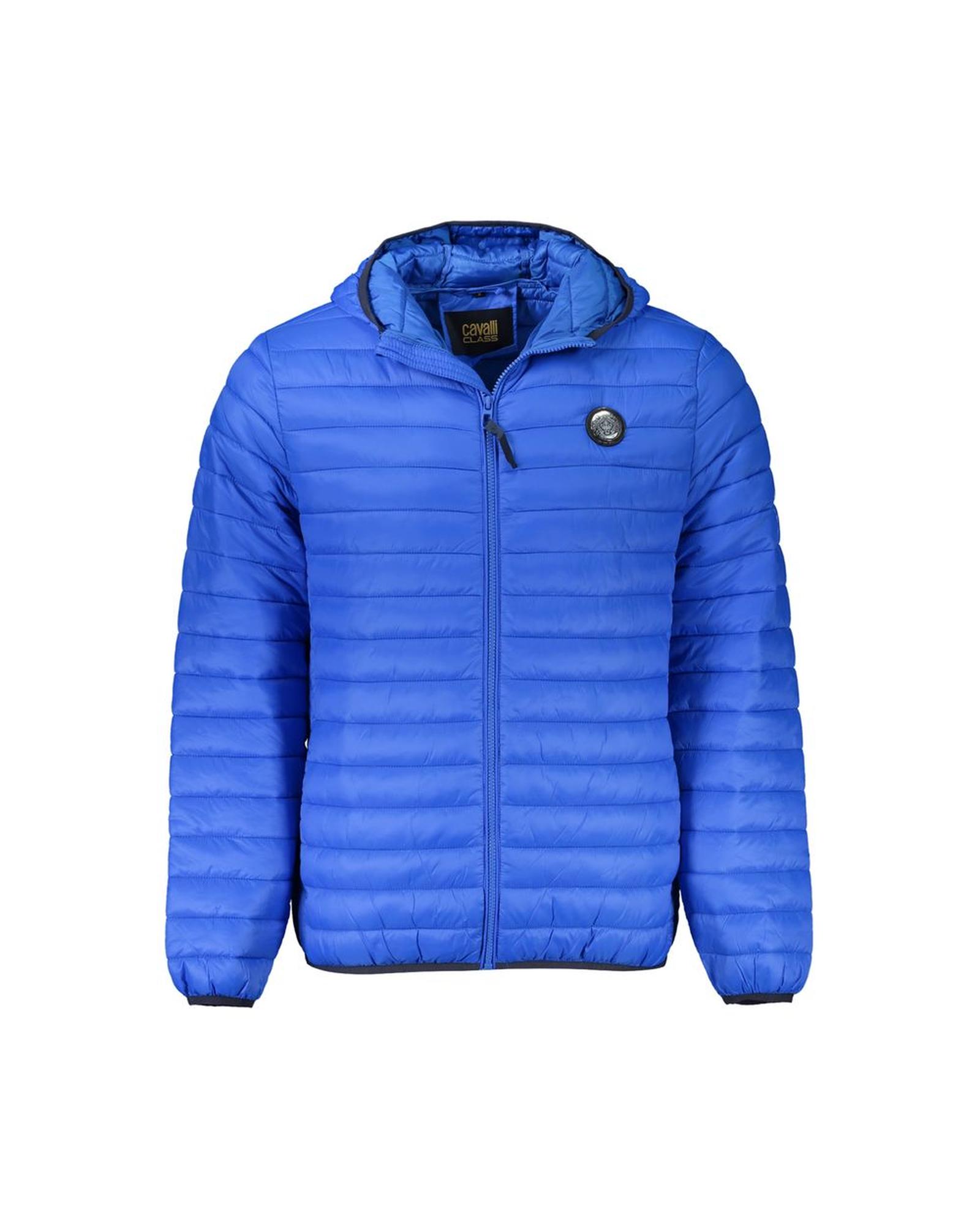 V539-CA-31946-XXL-202506161010-00 Cavalli Class Men's Blue Polyamide Jacket - 2XL - Image 1