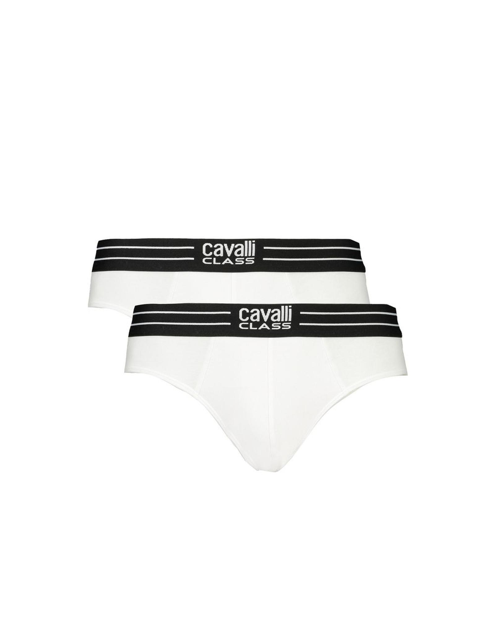 V539-CA-32709-S-202506161031-00 Cavalli Class Men's White Cotton Underwear - S - Image 1
