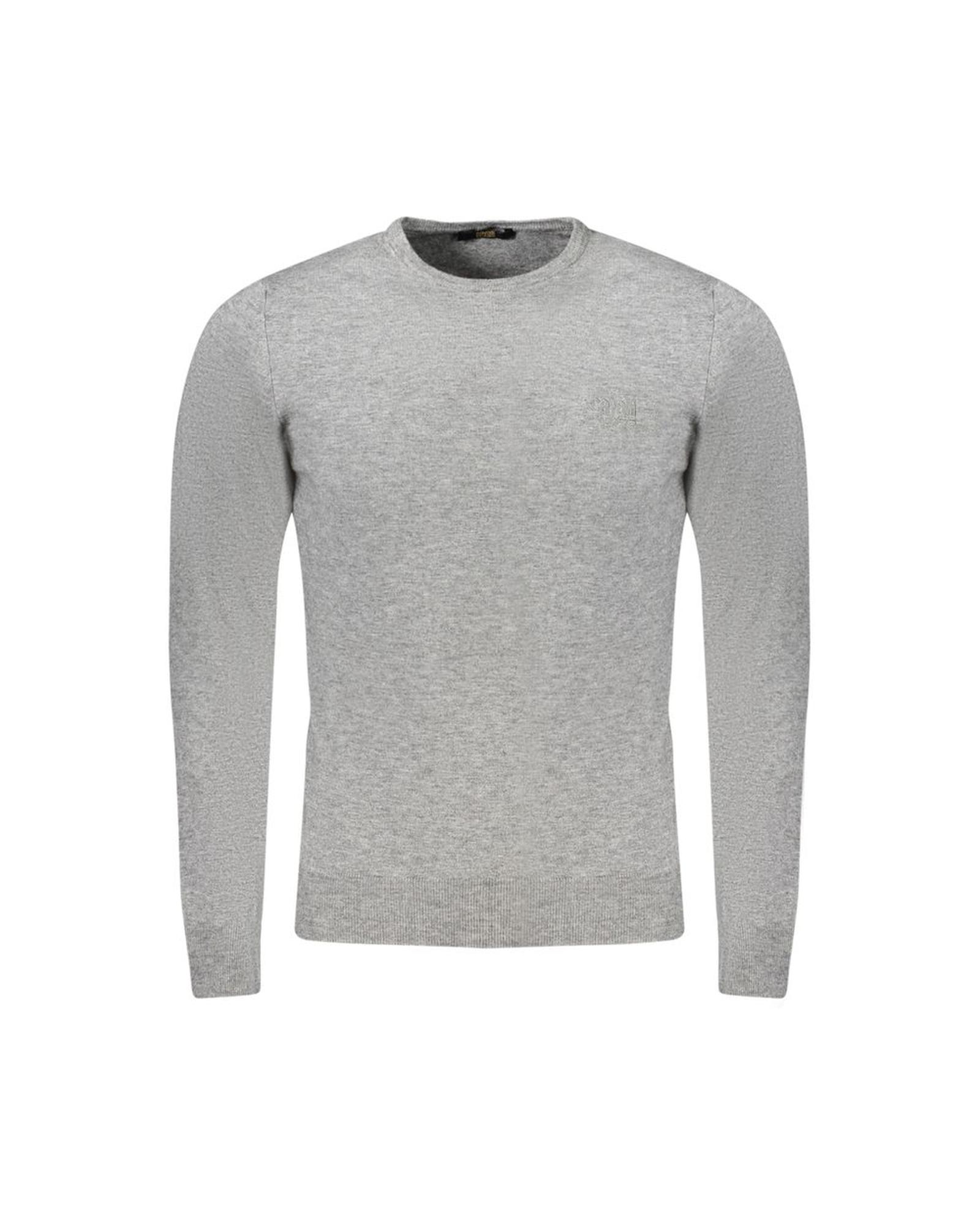 V539-CA-33475-XXL-202506161122-00 Cavalli Class Men's Gray Polyester Sweater - 2XL - Image 1