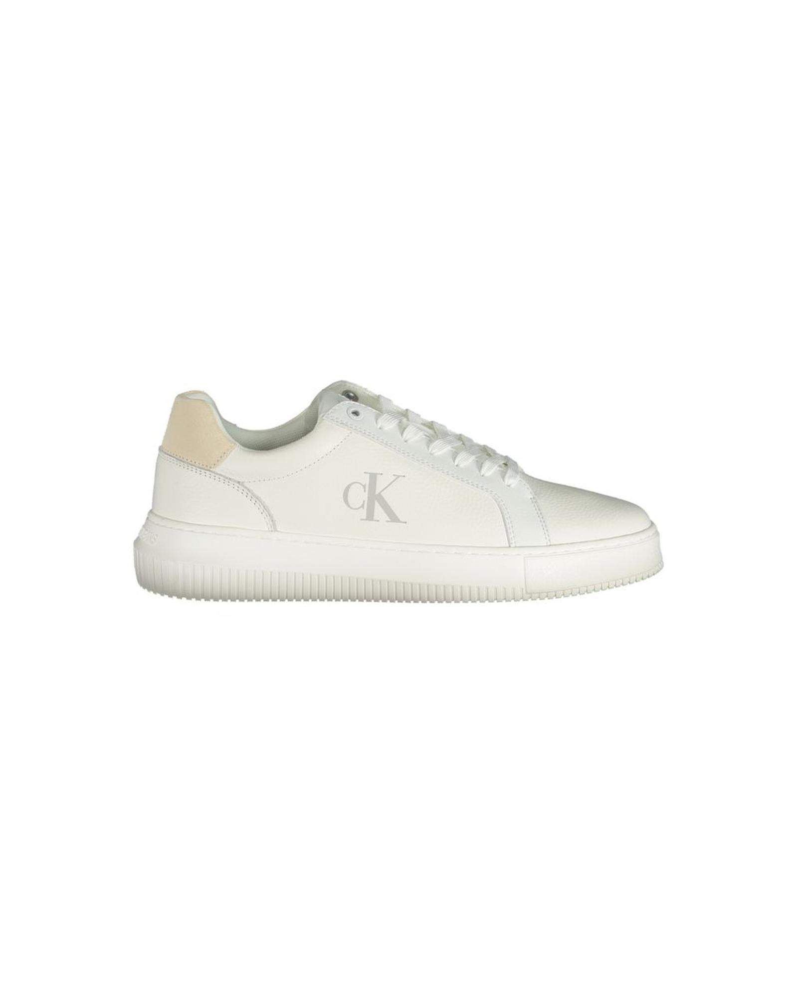 V539-CA-33703-EU42US9-202506161525-00 Calvin Klein Men's White Polyester Sneaker - 42 EU - Image 1