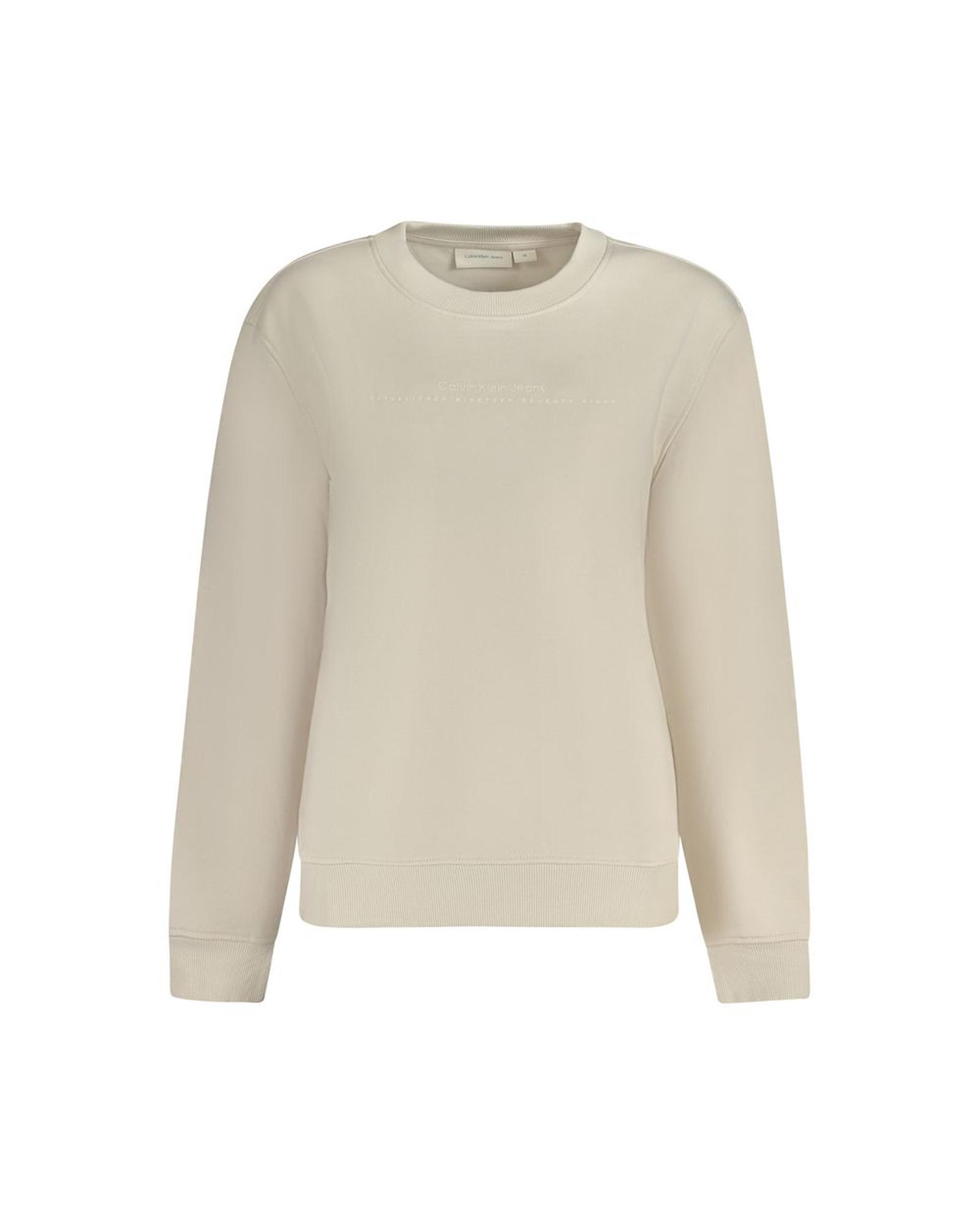 V539-CA-33776-XS-202506161555-00 Calvin Klein Women's Beige Cotton Sweater - XS - Image 1