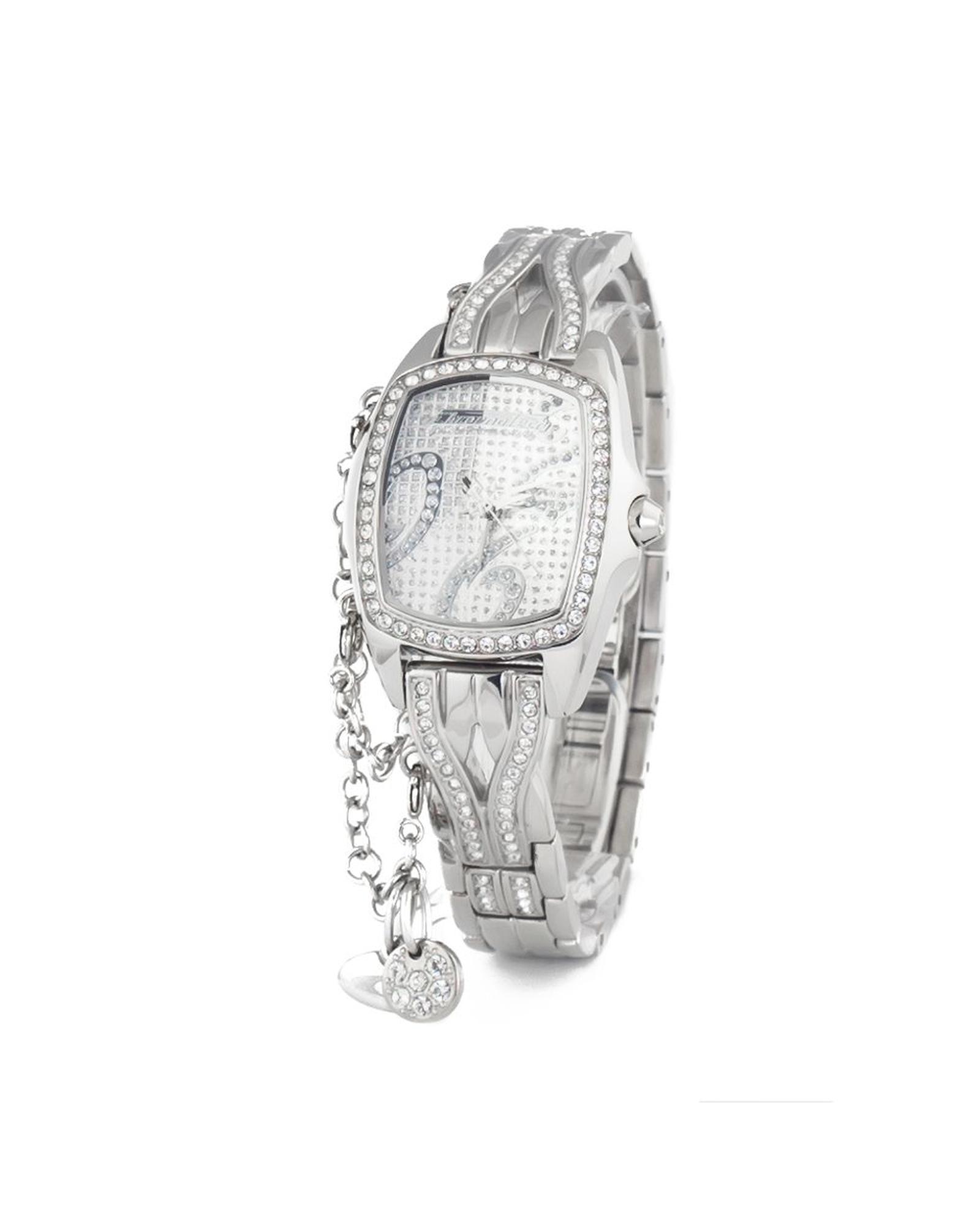 V539-CHCT7008LS06MAC-202506161841-00 Chronotech Women's Silver Steel Watch - One Size - Image 1