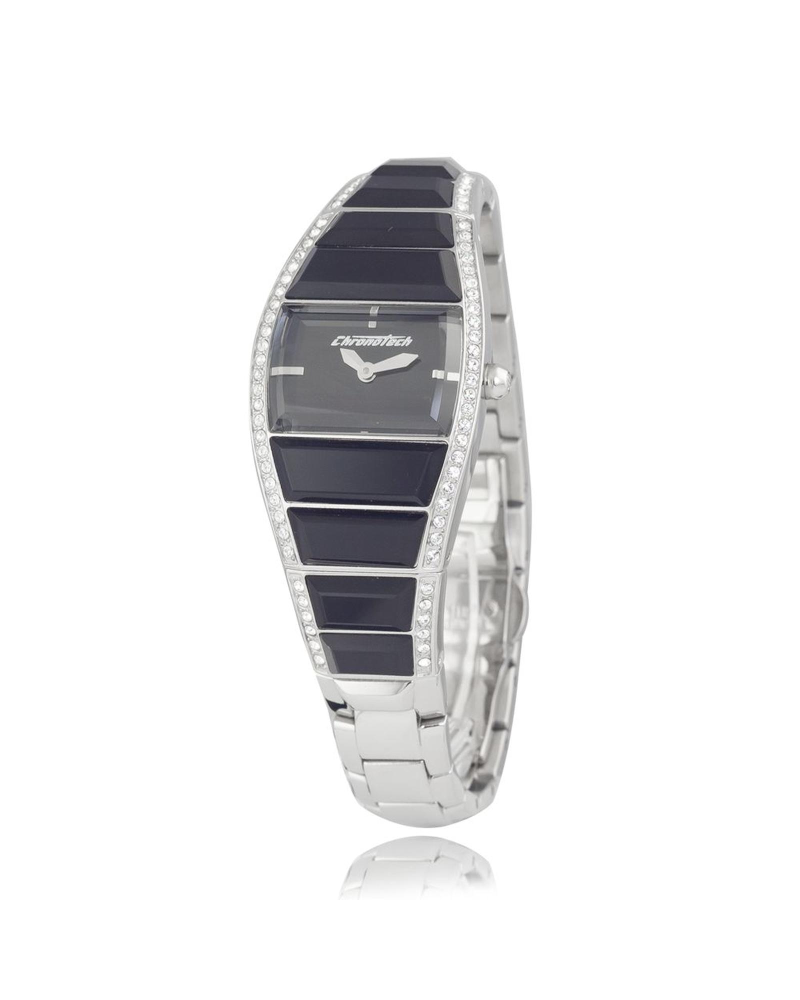 V539-CHCT7099LS02MAC-202506161637-00 Chronotech Women's Silver Steel Watch - One Size - Image 1
