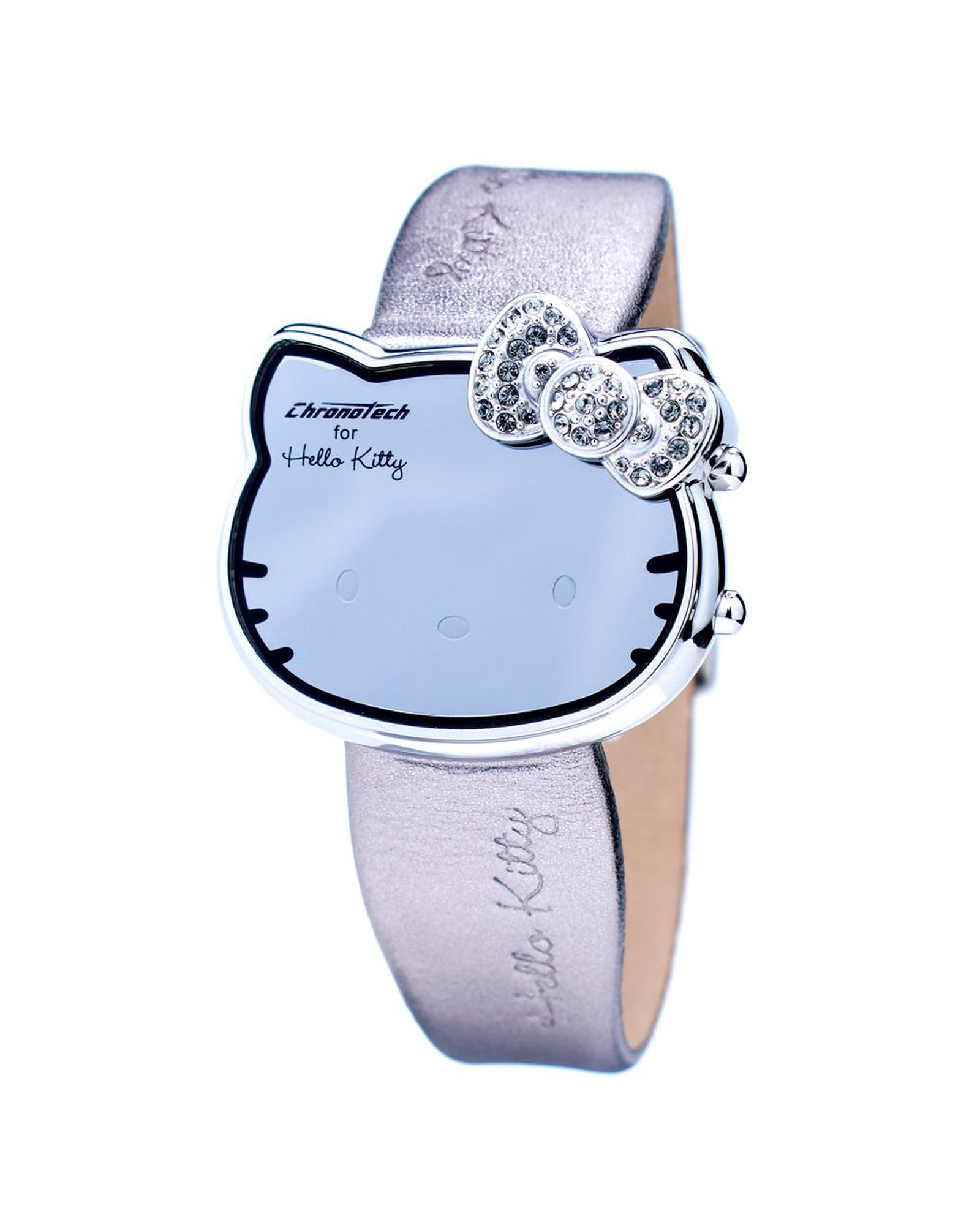 V539-CHCT7104L22AC-202506161641-00 Chronotech Women's Silver Leather Watch - One Size - Image 1