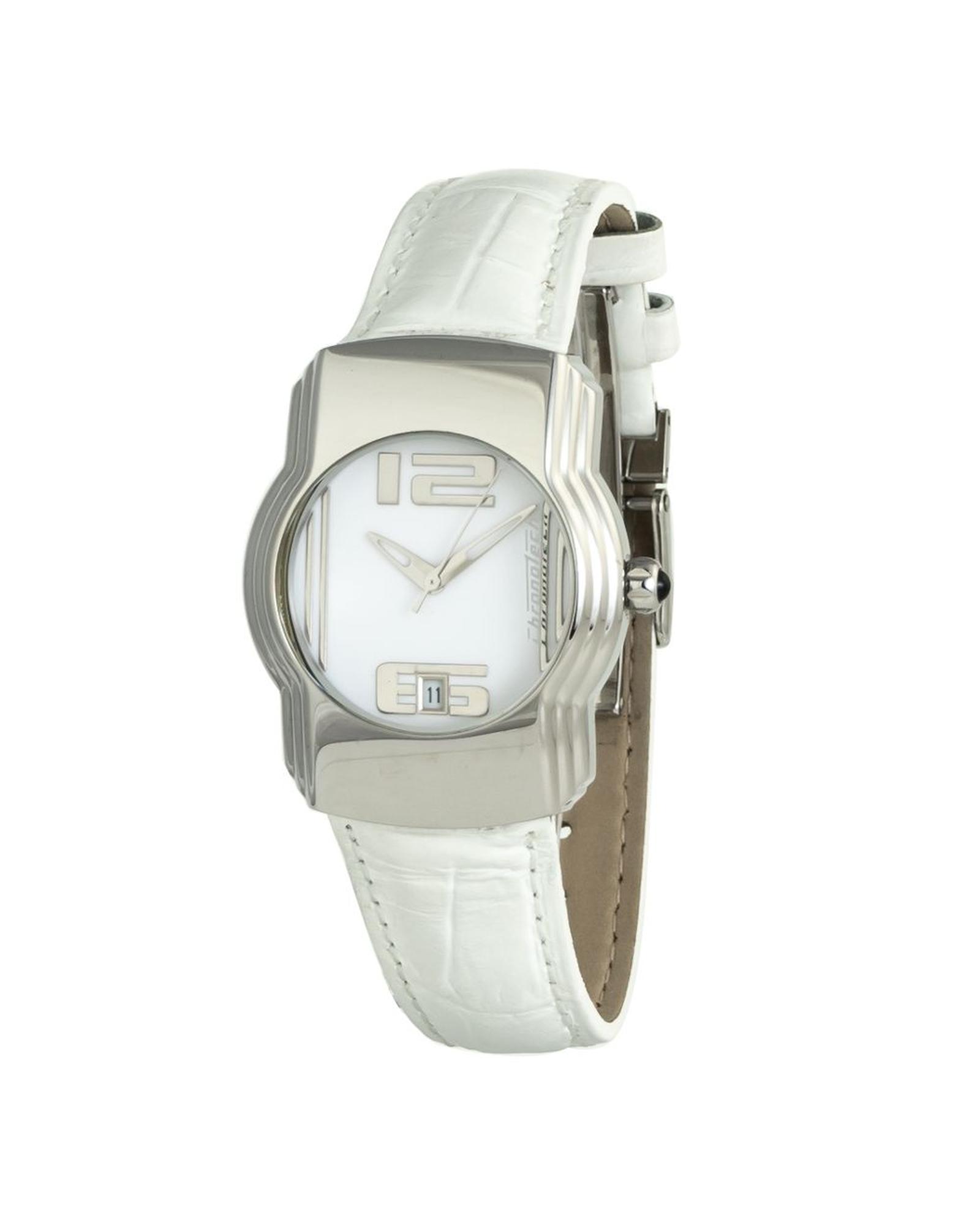 V539-CHCT7279B06AC-202506161712-00 Chronotech Women's White Leather Watch - One Size - Image 1