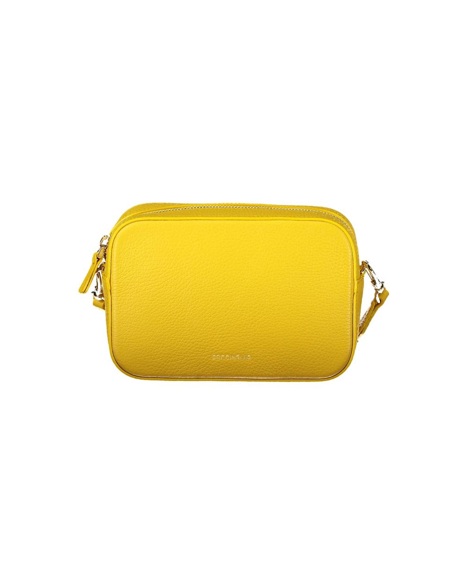 V539-CO-34881-202506161931-00 Coccinelle Women's Yellow Leather Handbag - One Size - Image 1