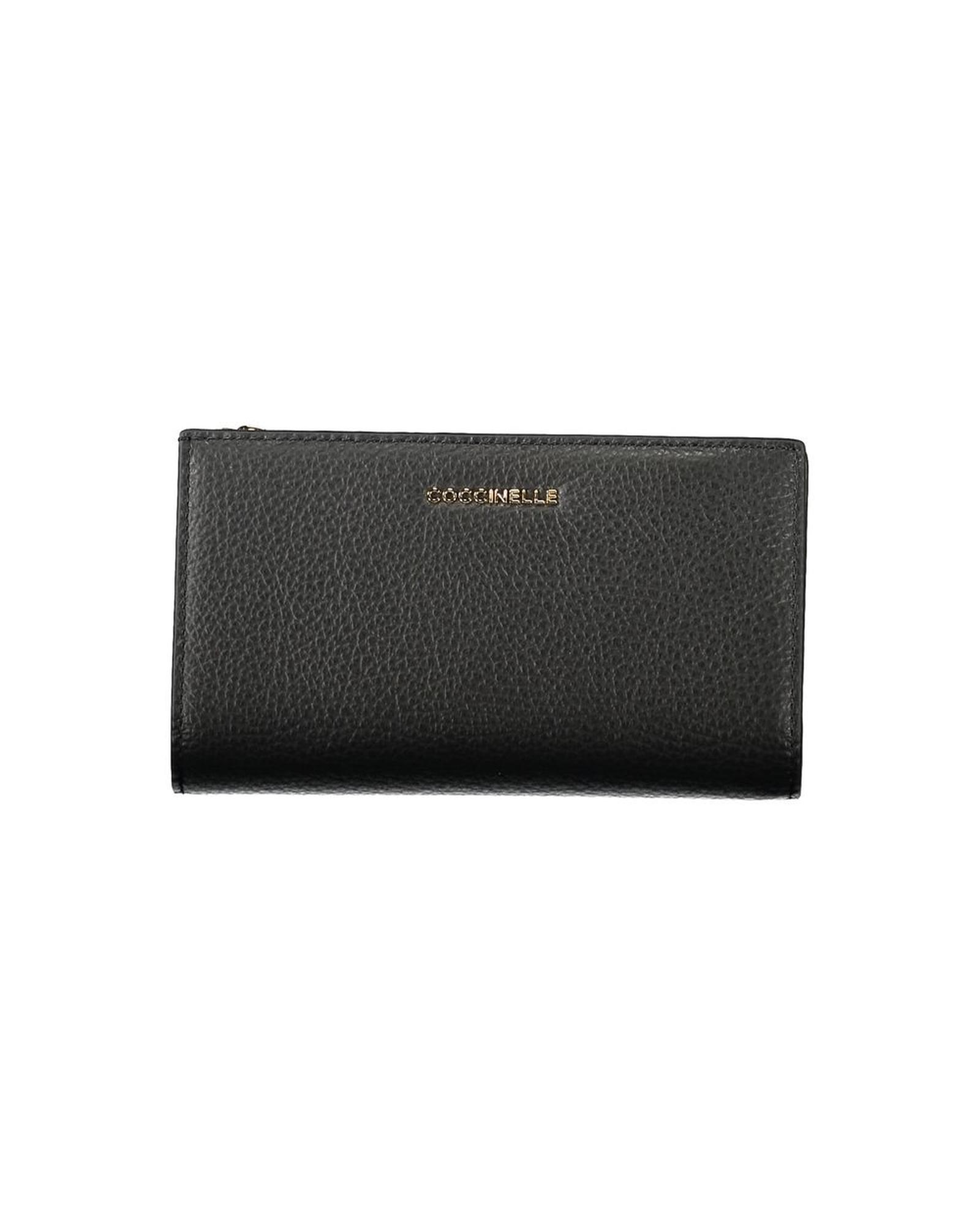V539-CO-34894-202506161932-00 Coccinelle Women's Black Leather Wallet - One Size - Image 1