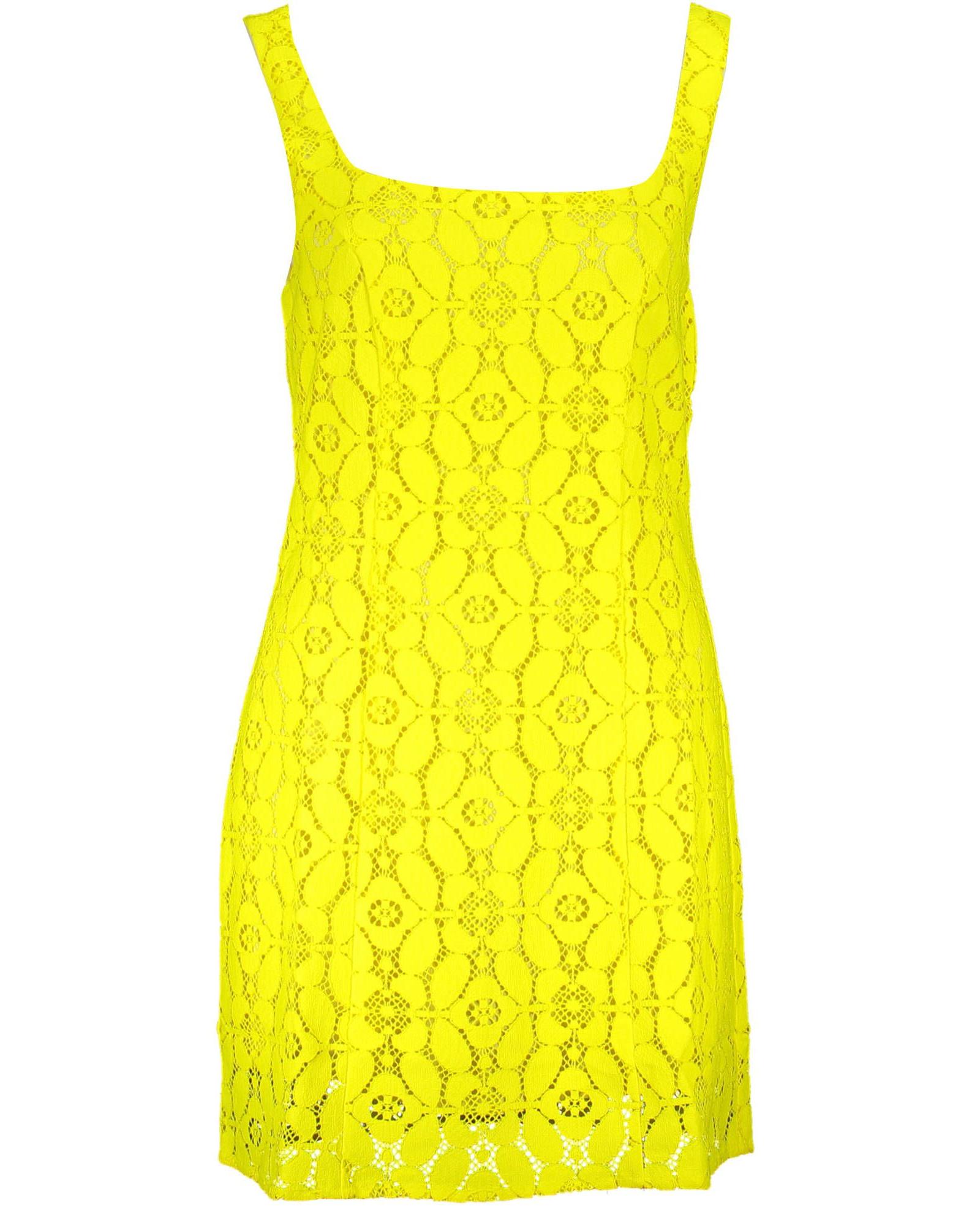 V539-DE-18729-XL-202506162037-00 Desigual Women's Yellow Polyester Dress - XL - Image 1