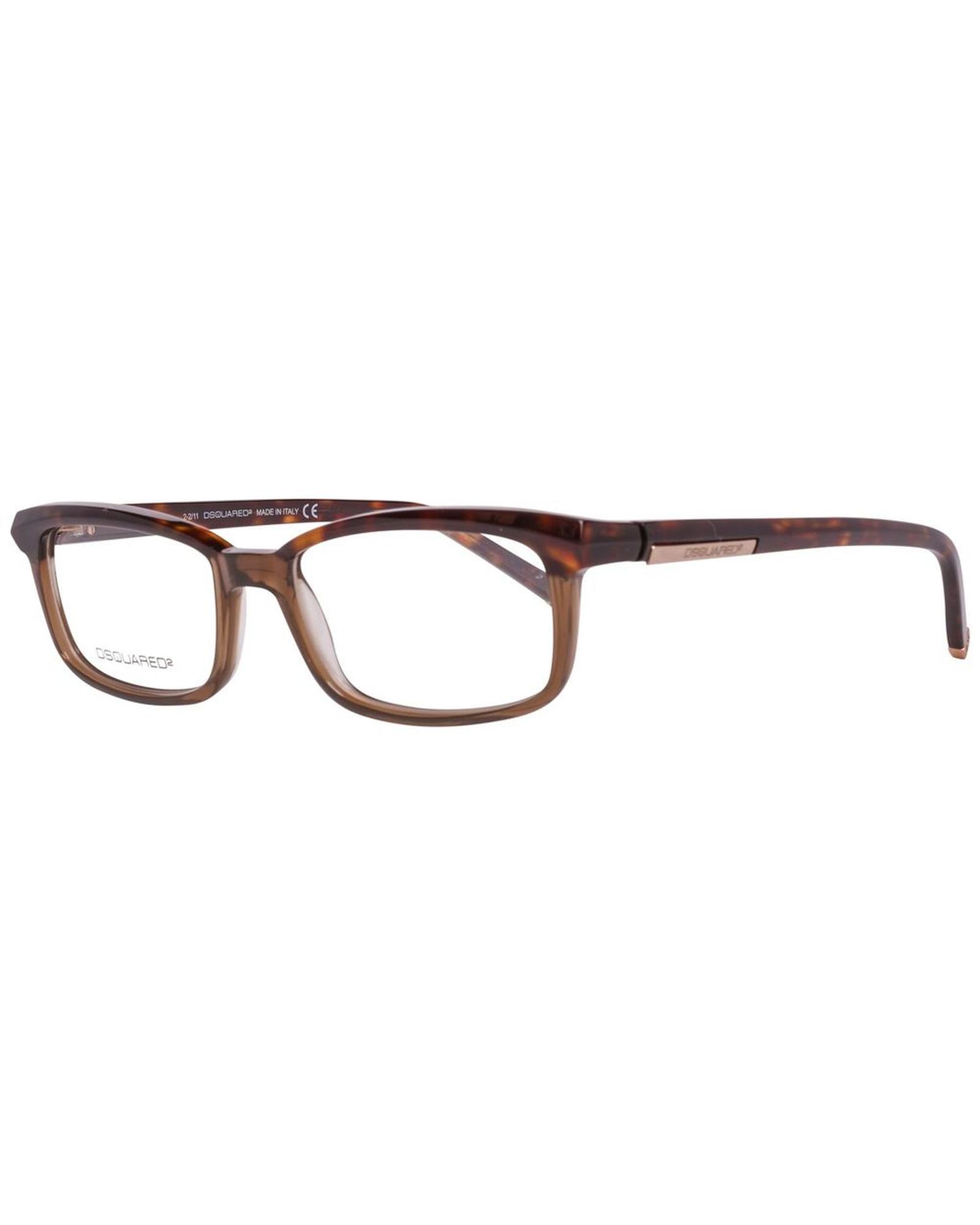 V539-DSDQ503405653AC-202506162016-00 Dsquared² Men's Brown Plastic Frames - One Size - Image 1