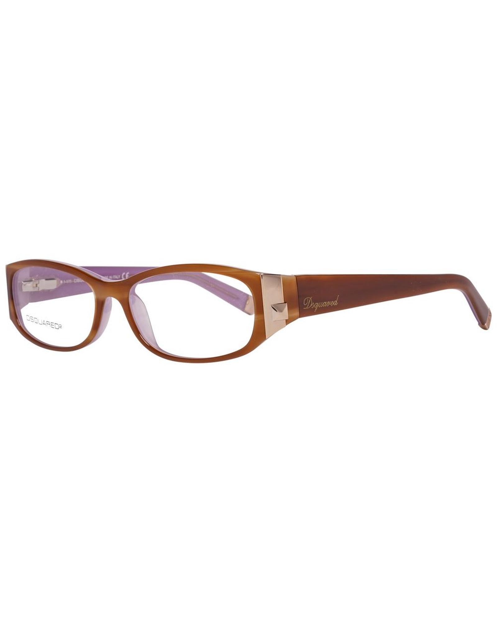 V539-DSDQ505305353AC-202506162021-00 Dsquared² Women's Brown Plastic Frames - One Size - Image 1