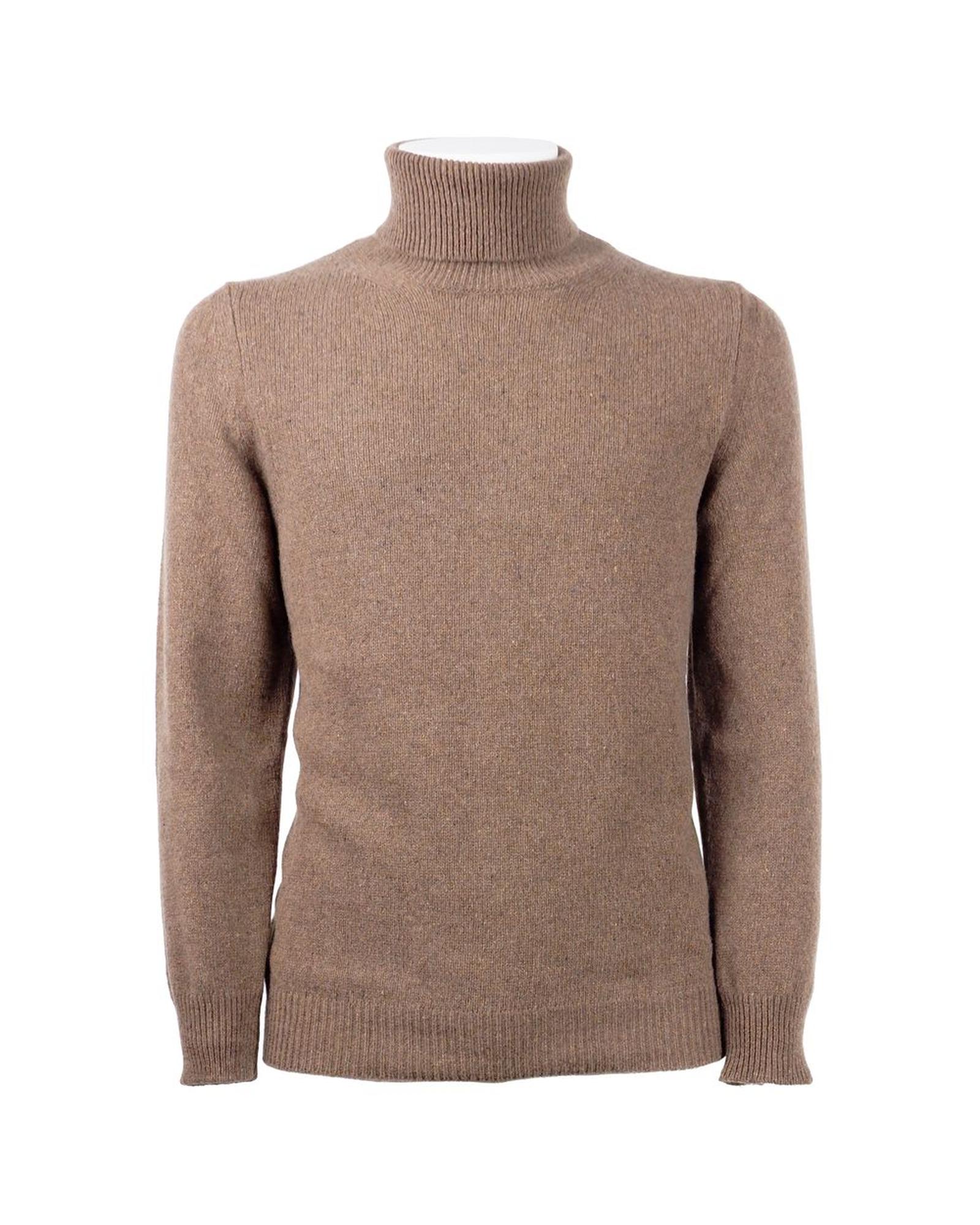 V539-EM-11302-M-202506162045-00 Emilio Romanelli Men's Brown Cashmere Sweater - M - Image 1