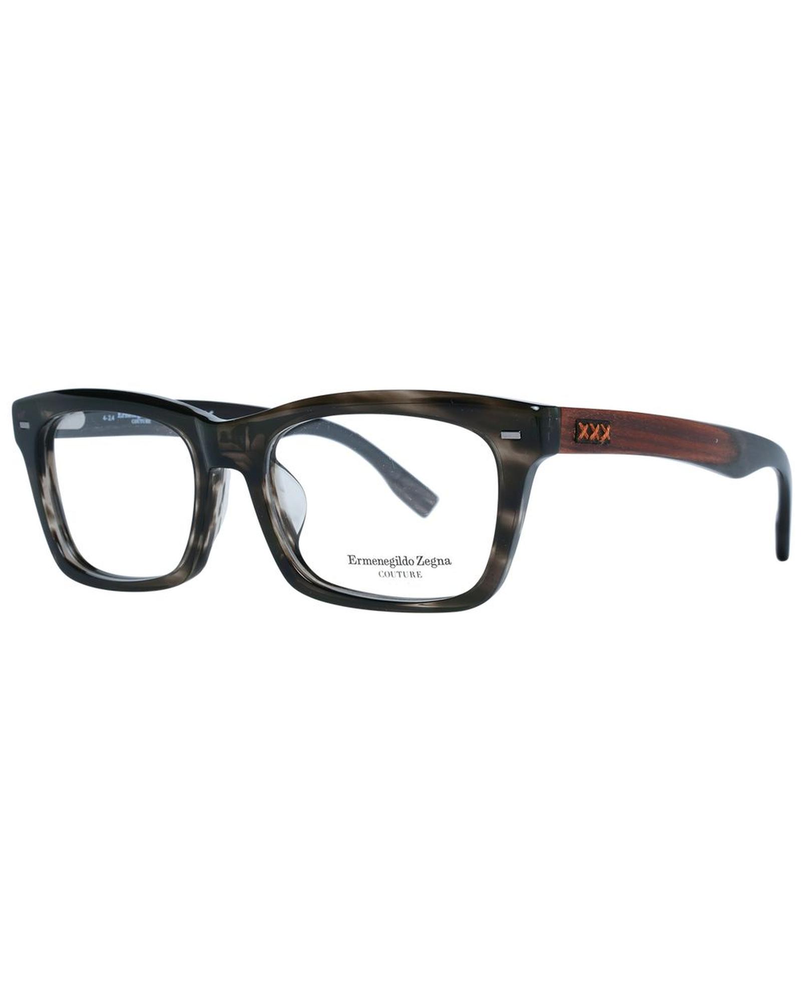V539-ER-1038901-202506161932-00 Ermenegildo Zegna Men's Gray Optical Frames - One Size - Image 1