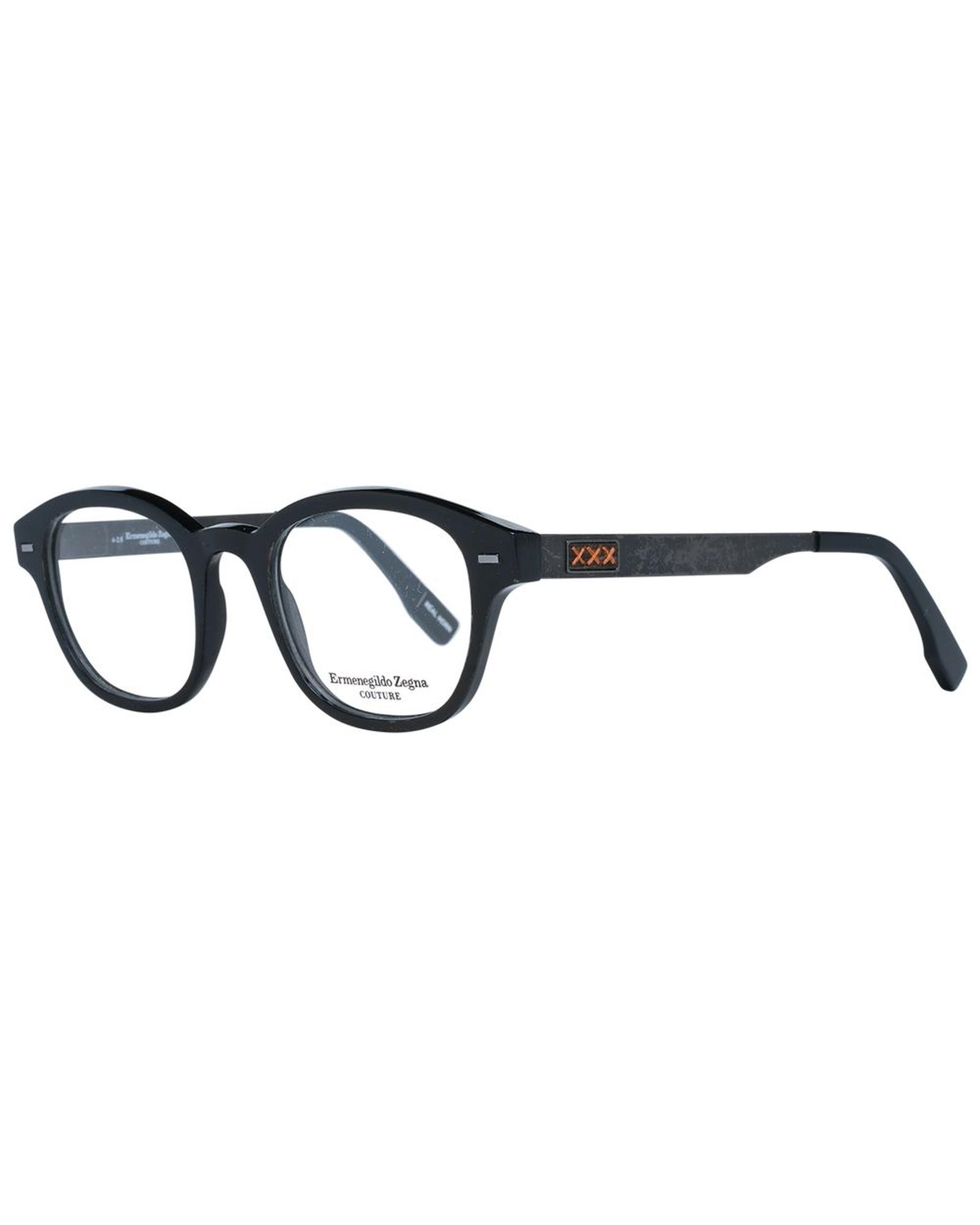 V539-ER-1038924-202506161946-00 Ermenegildo Zegna Men's Black Optical Frames - One Size - Image 1