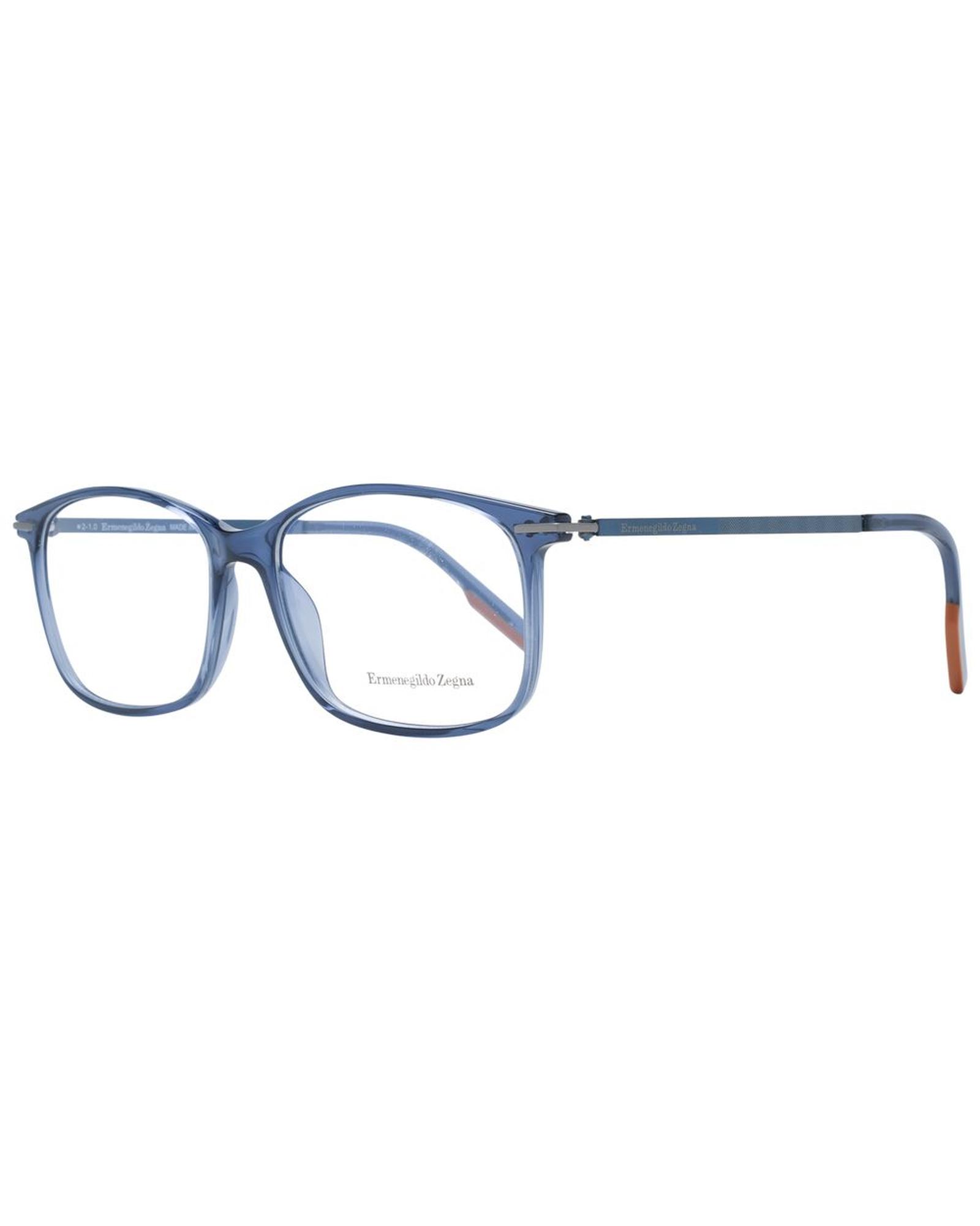 V539-ER-1053495-202506162005-00 Ermenegildo Zegna Men's Blue Optical Frames - One Size - Image 1